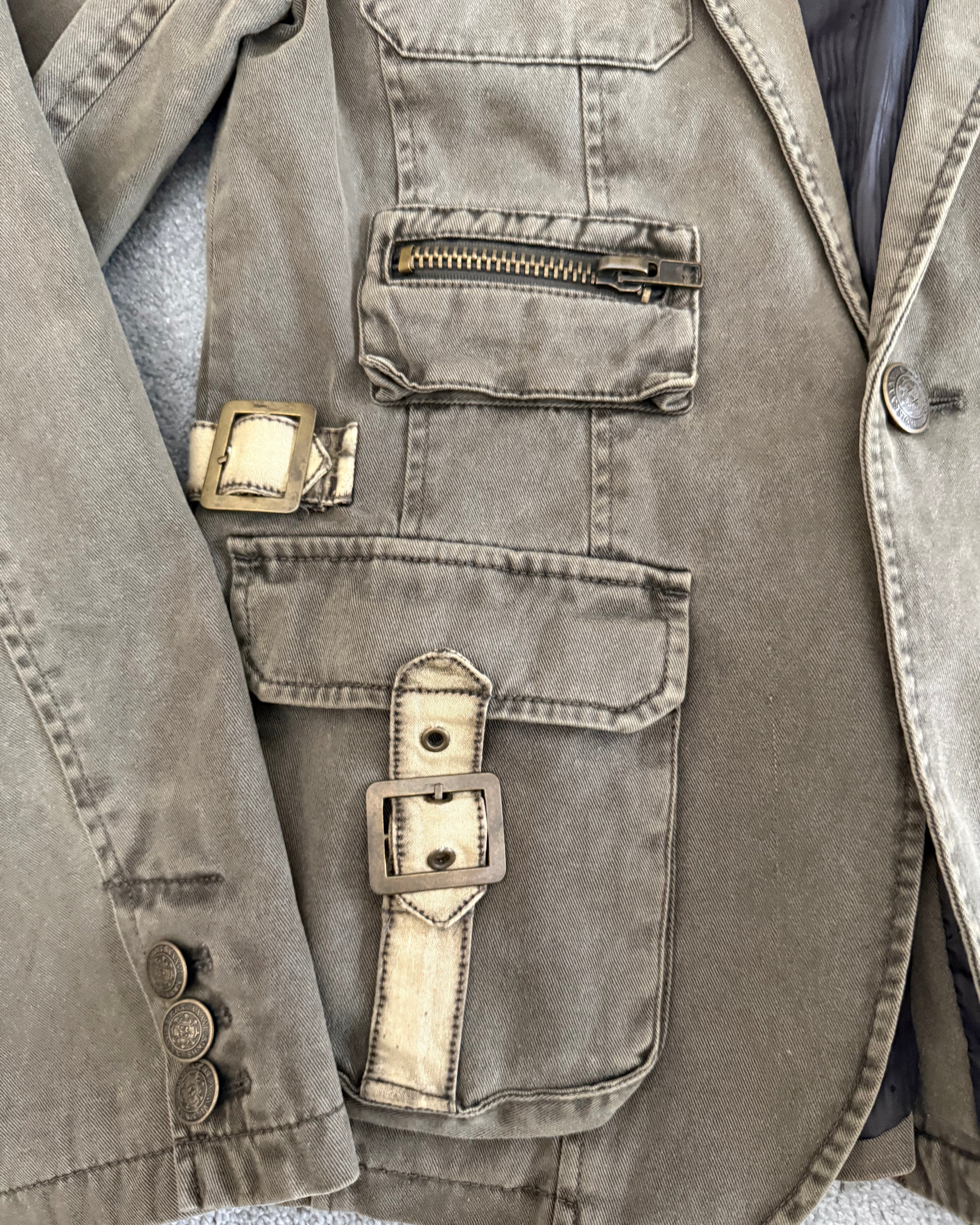 In the attic tactical strap blazer