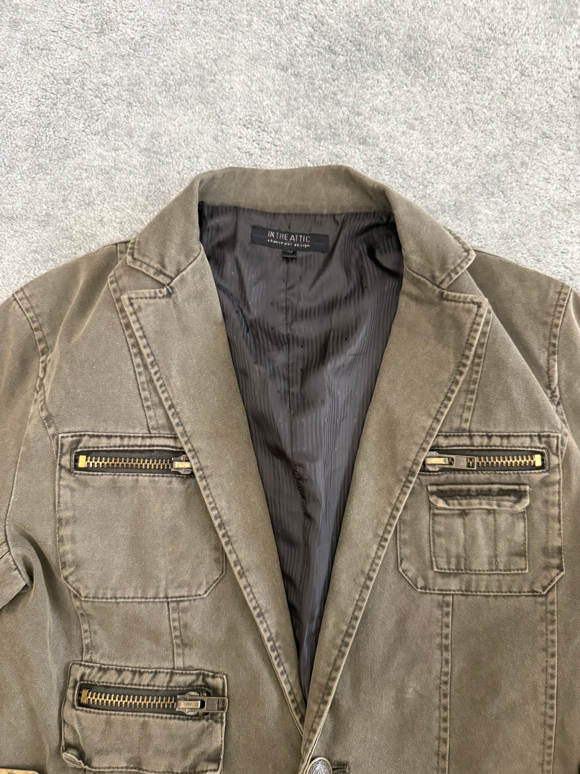 In the attic tactical strap blazer