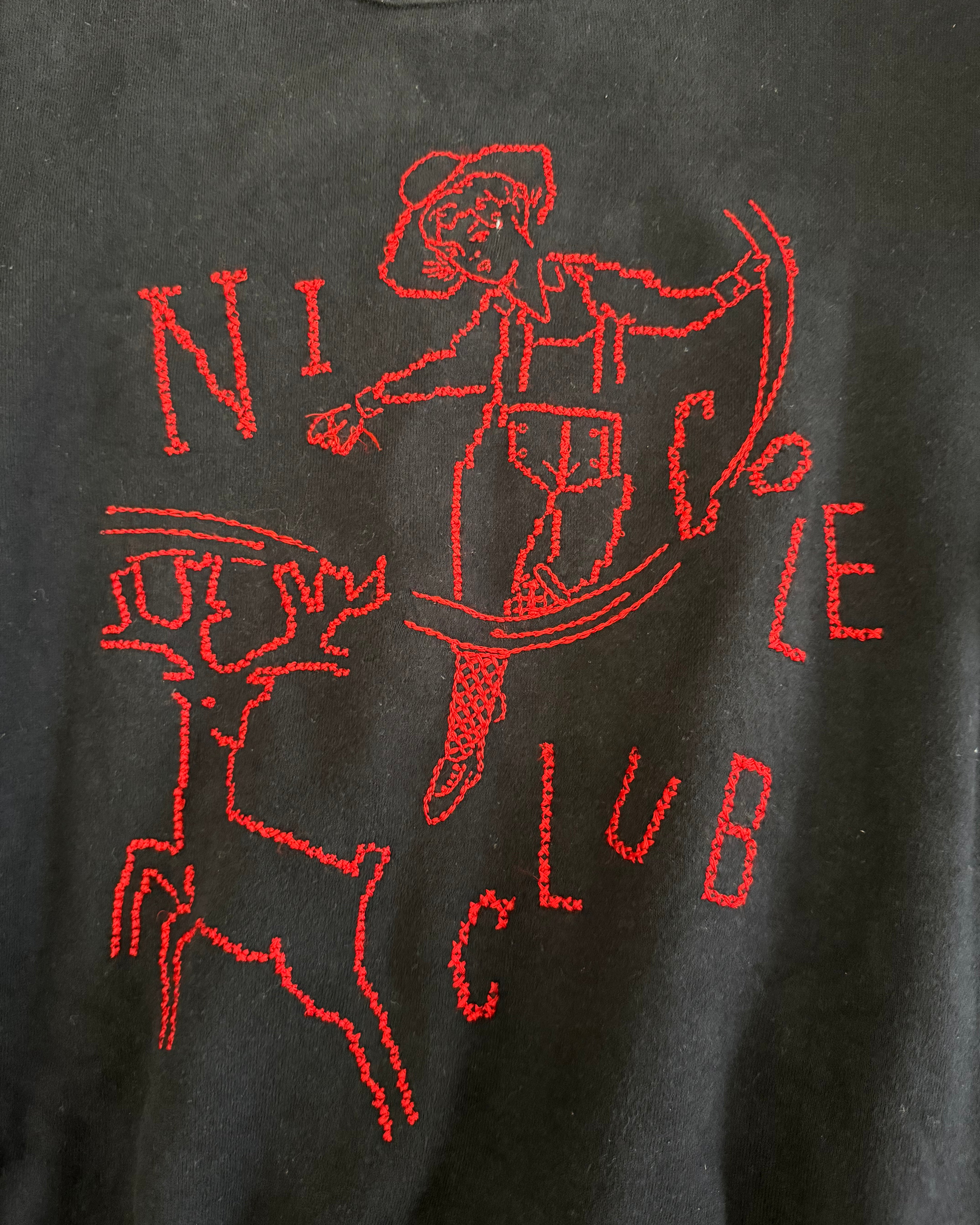 Nicole Club Christmas cropped sweater