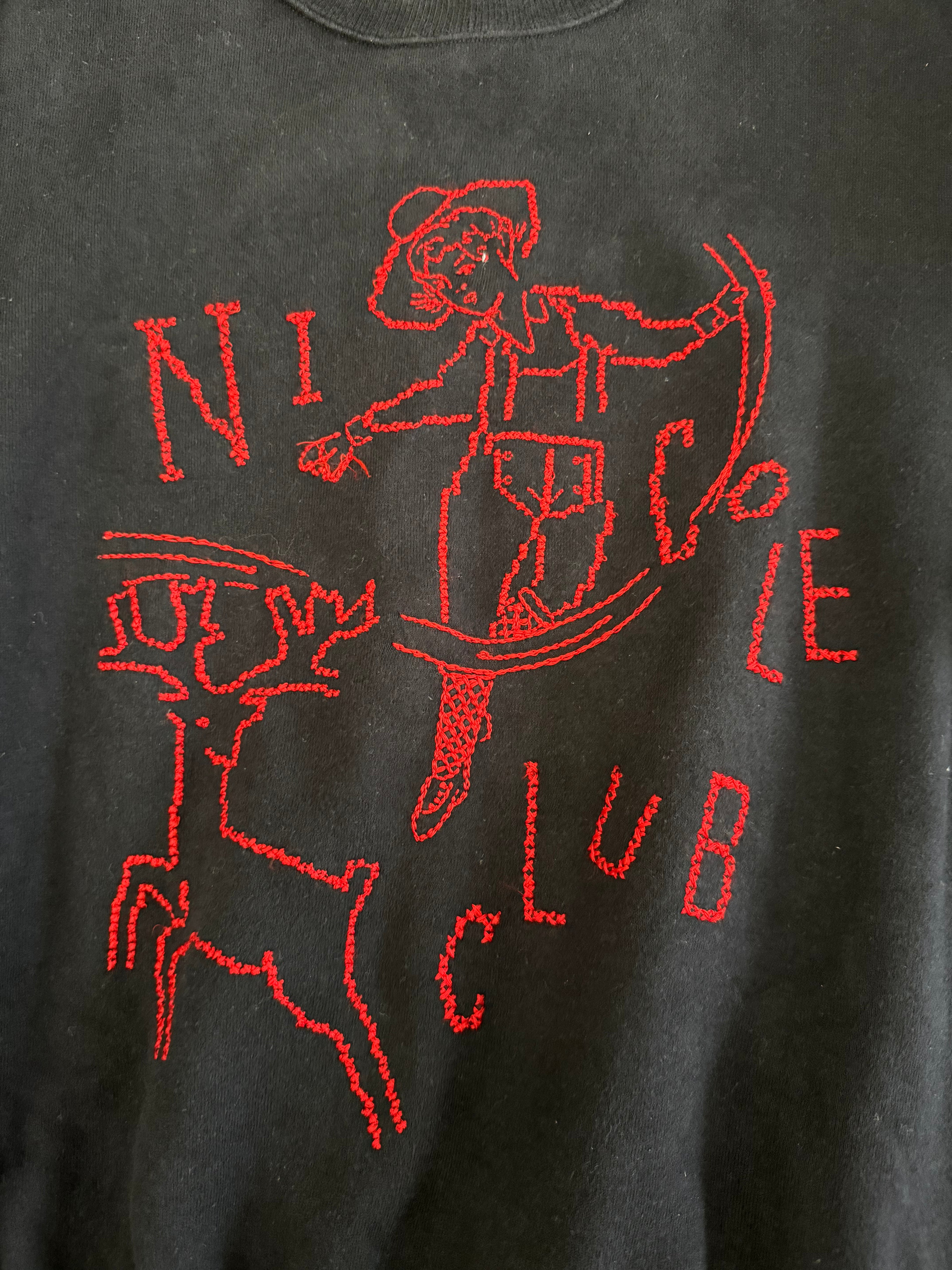 Nicole Club Christmas cropped sweater