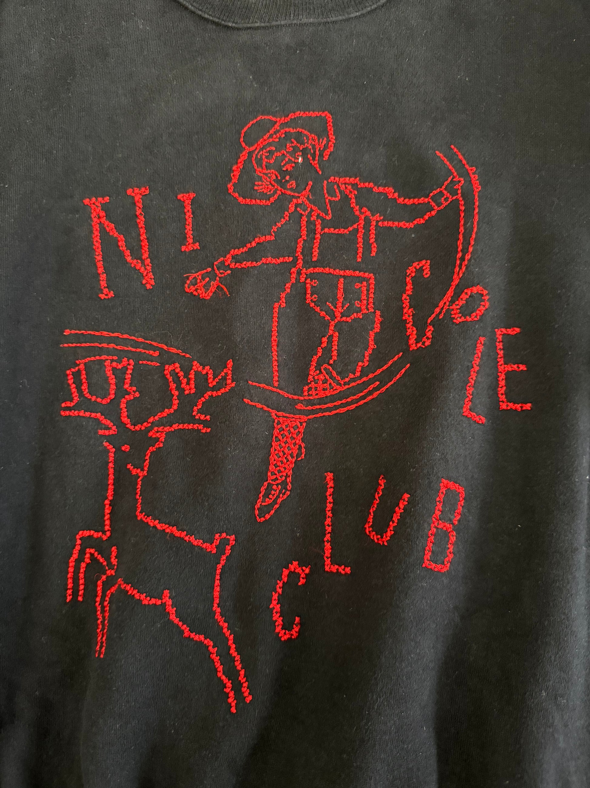 Nicole Club Christmas cropped sweater
