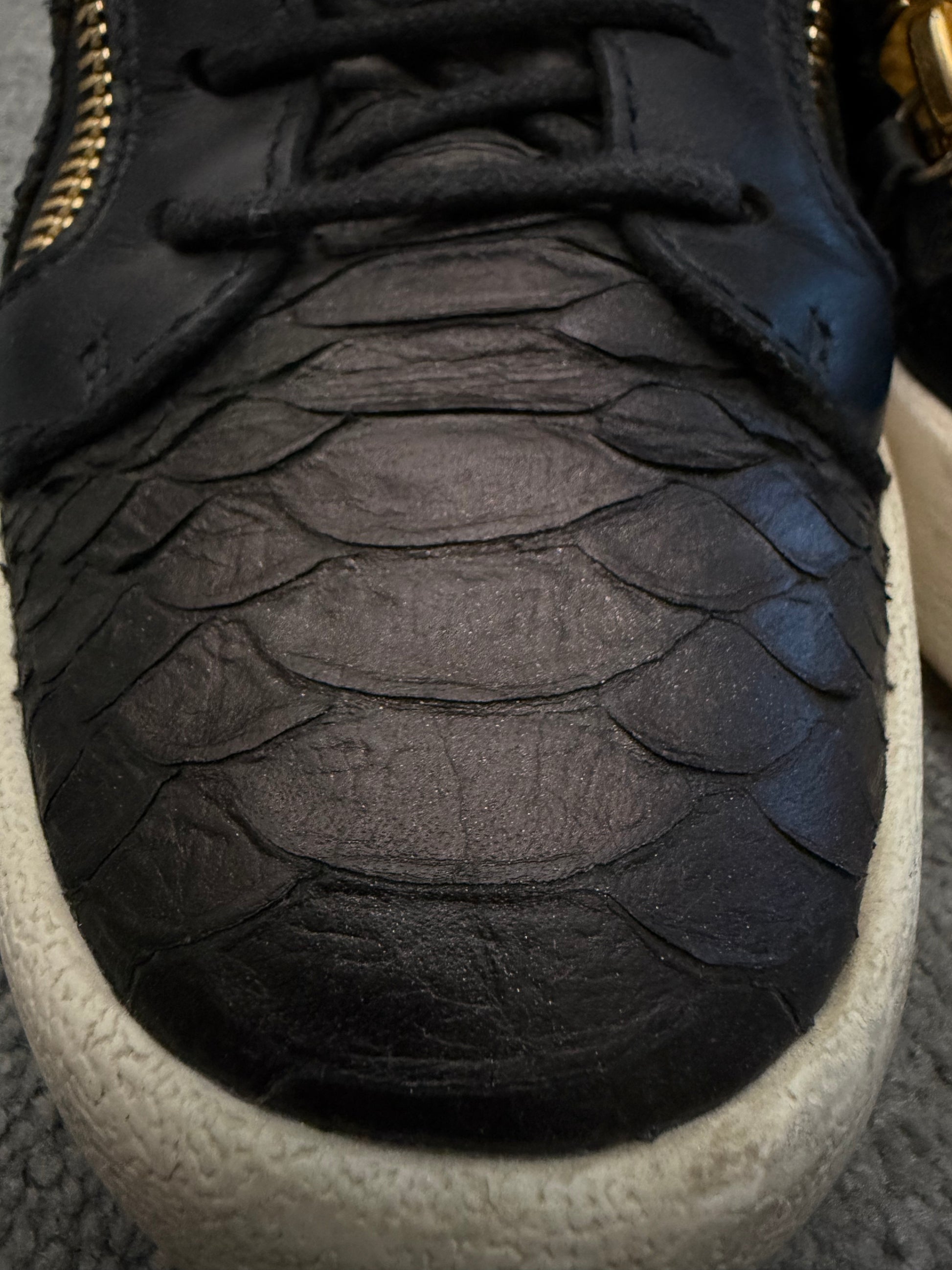 Giuseppe Zanotti Snakeskin sneaker