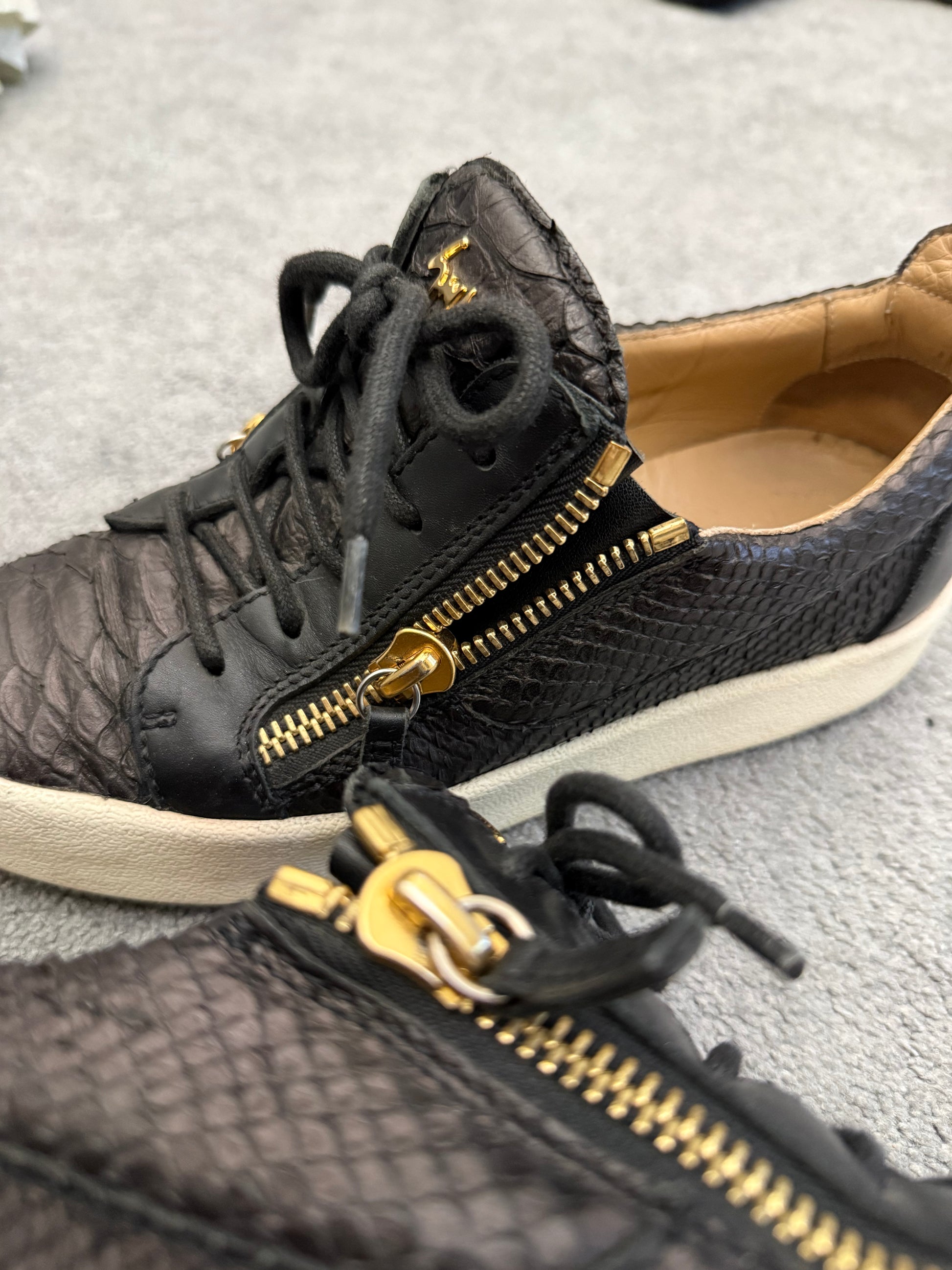 Giuseppe Zanotti Snakeskin sneaker