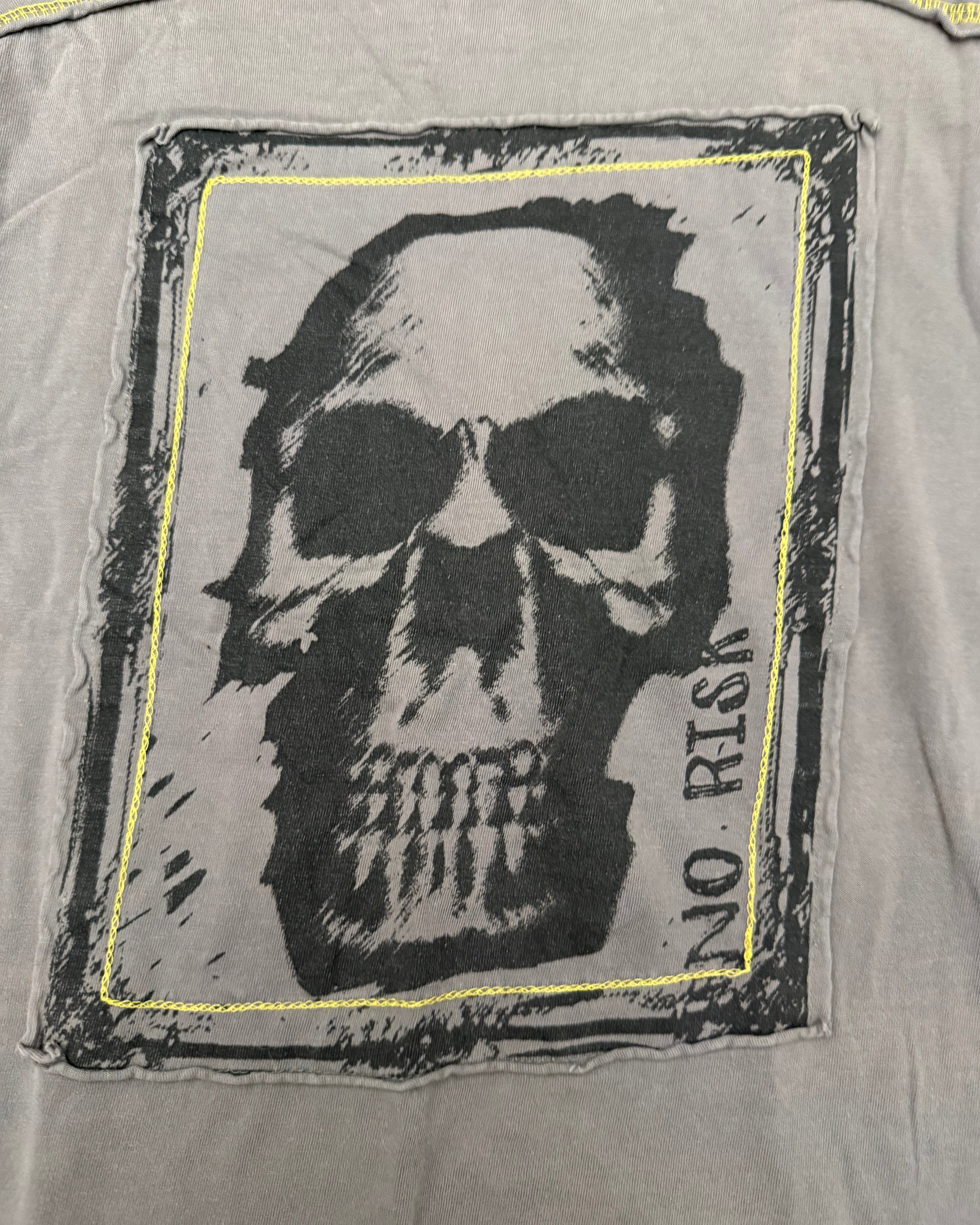 Tete de mort yellow electric detailed skull Longsleeve