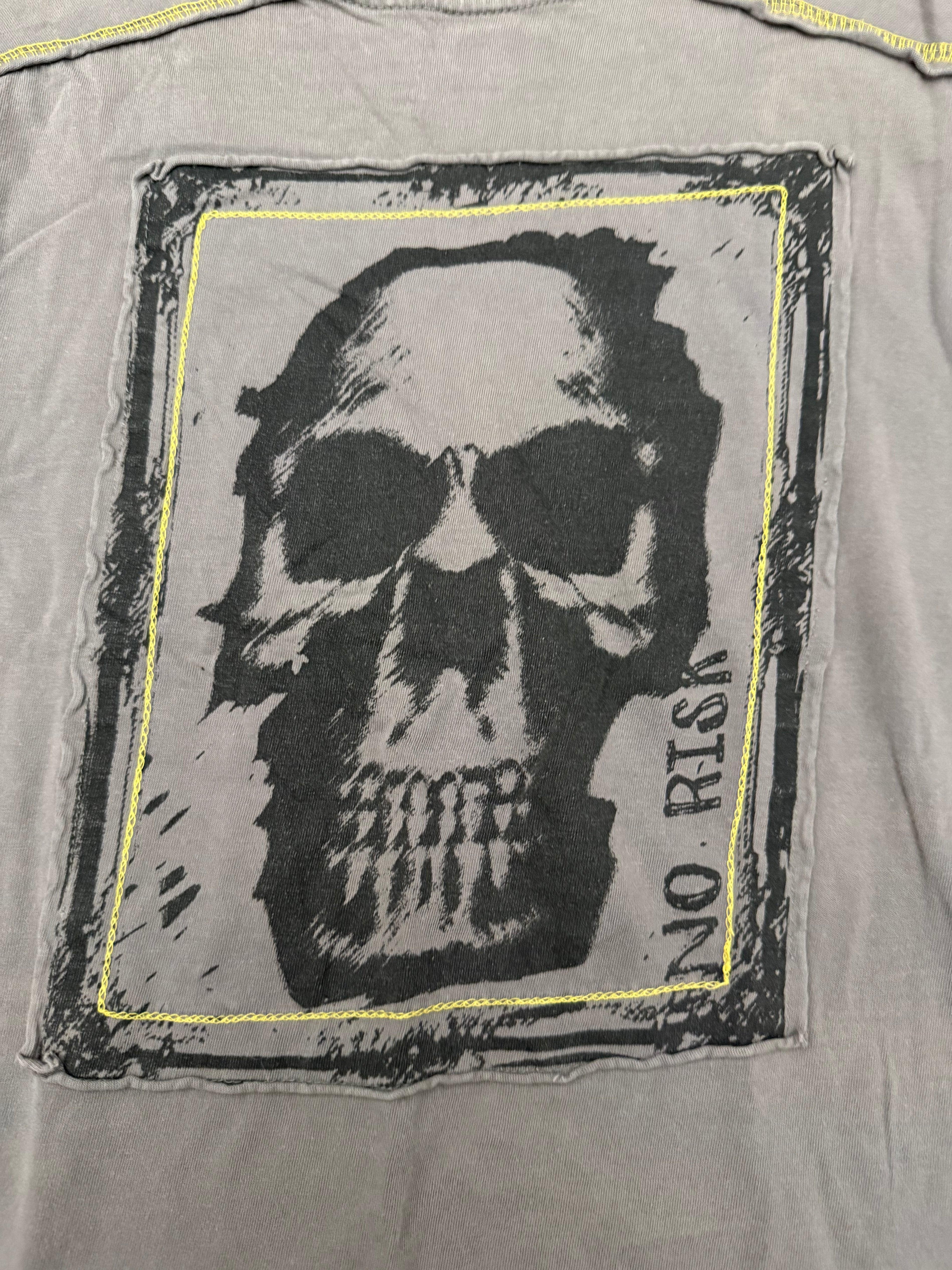 Tete de mort yellow electric detailed skull Longsleeve