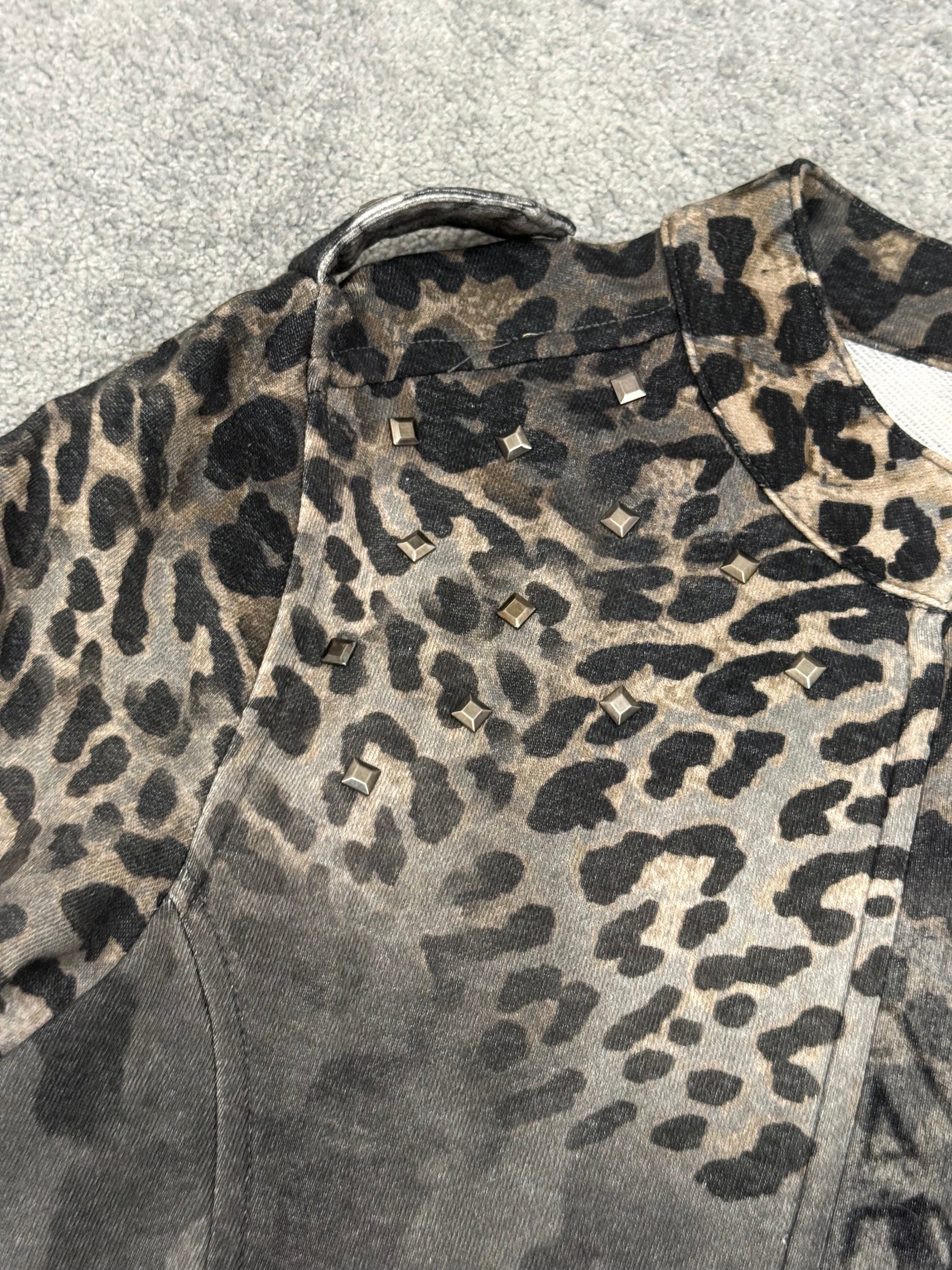 Monari multi exotical studded sweat jacket