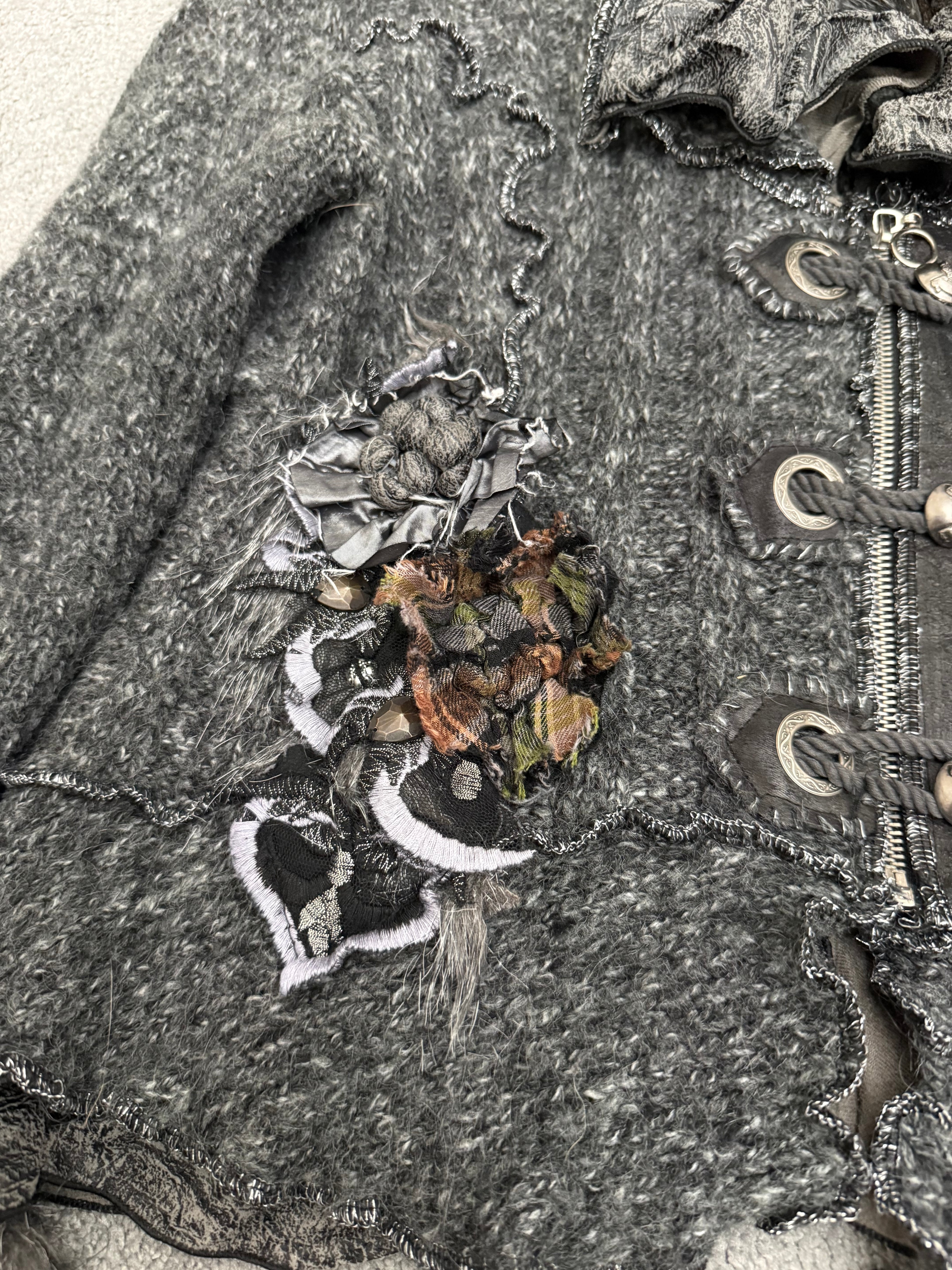 Juju knit fur jacket