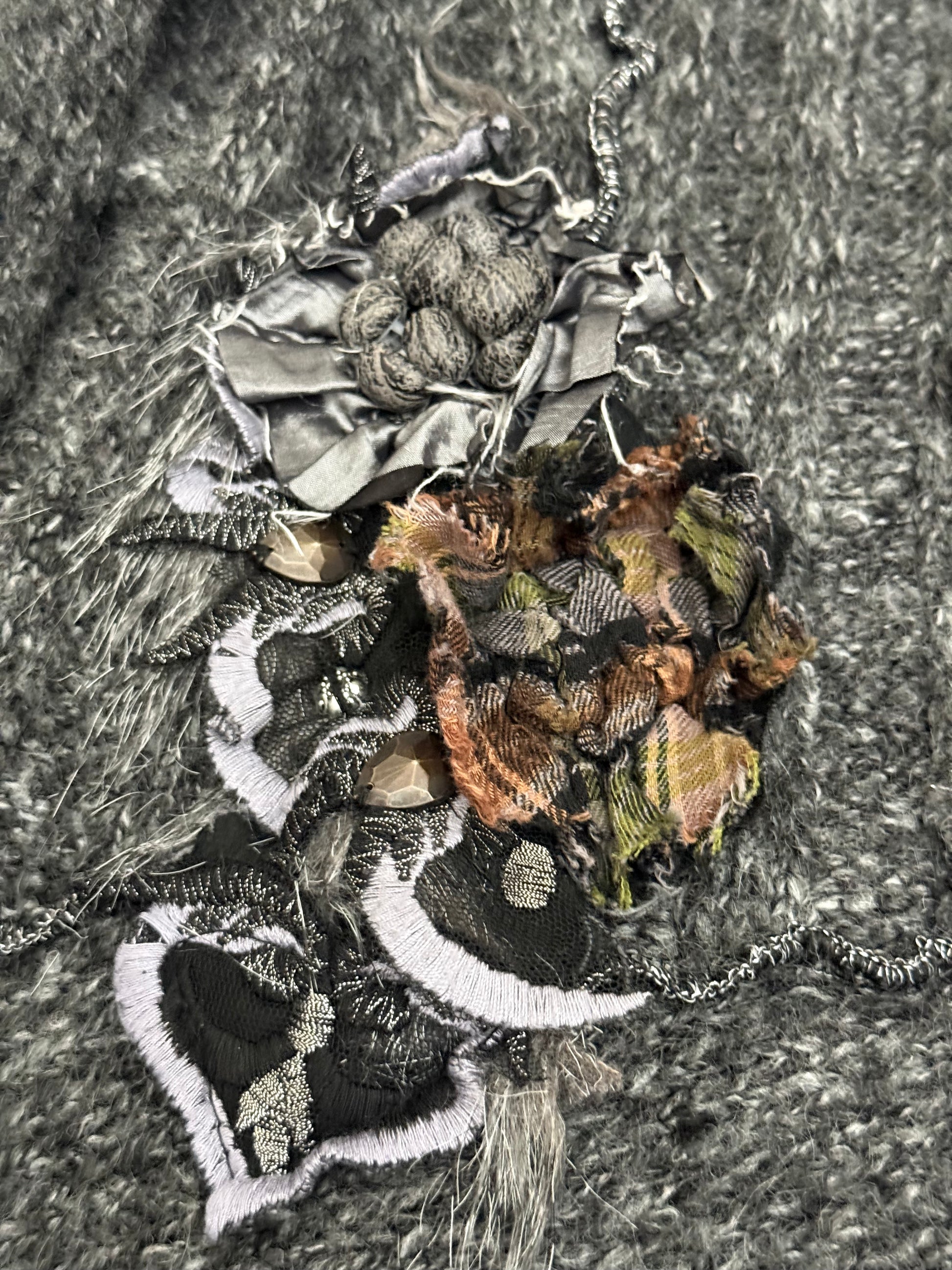 Juju knit fur jacket