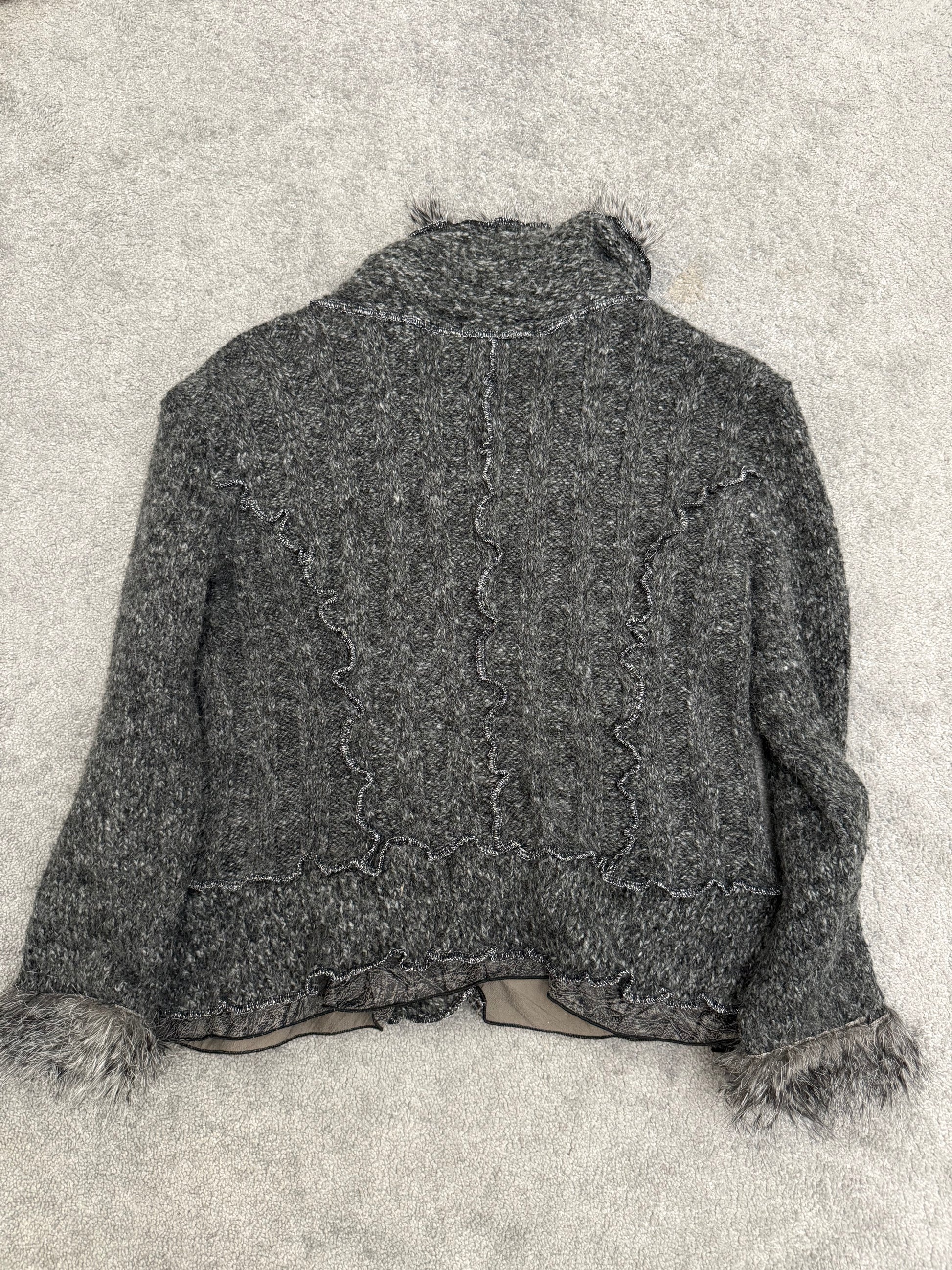 Juju knit fur jacket