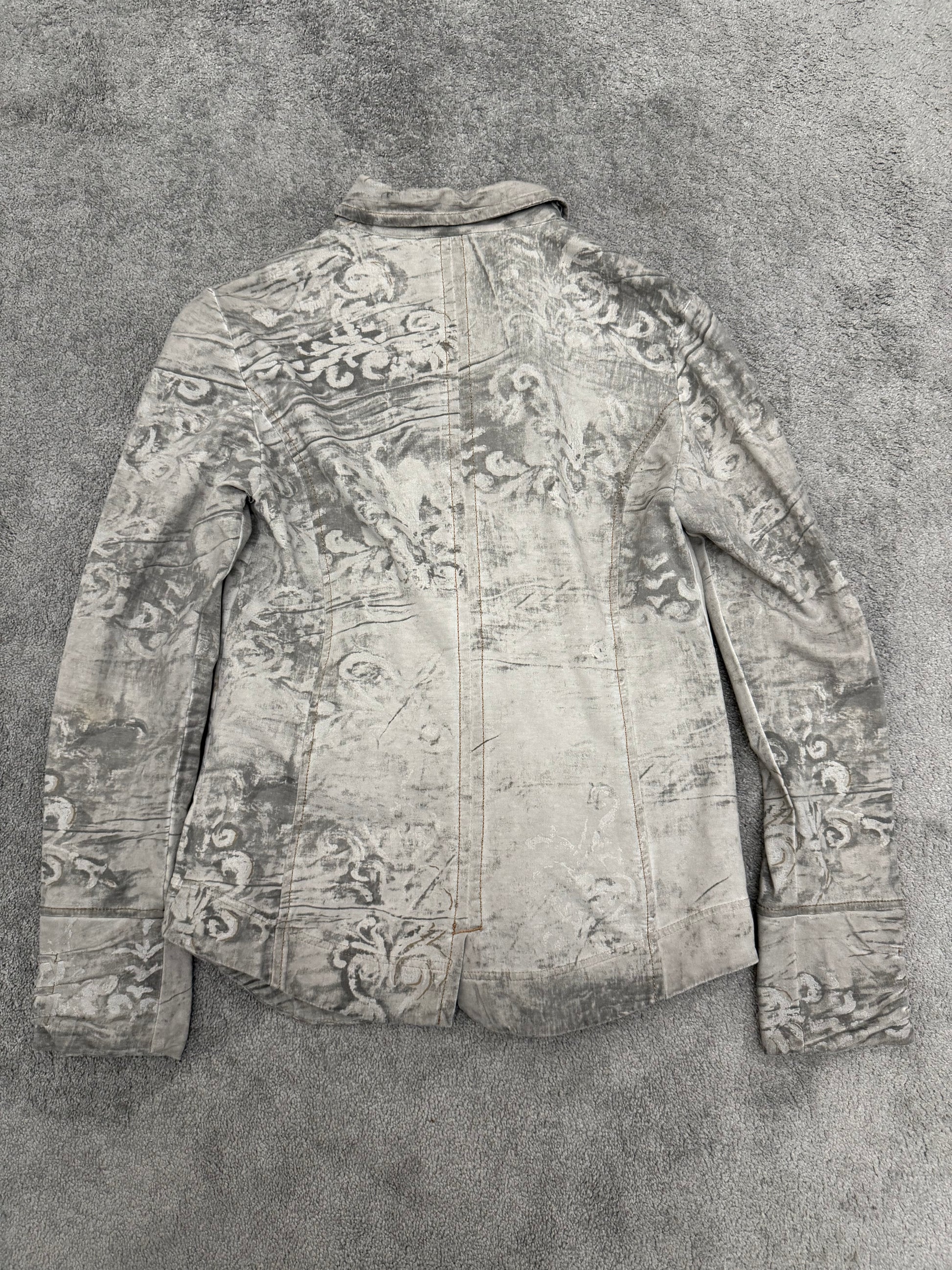 Bottega skull tribal blazer