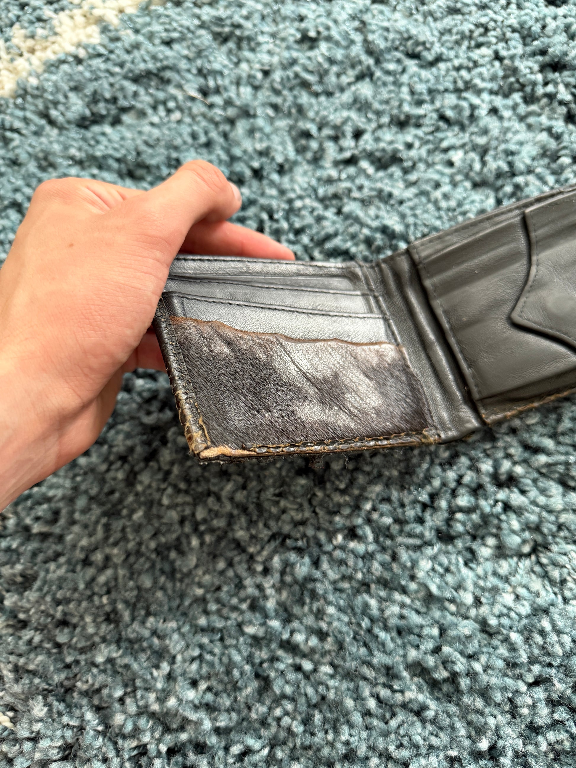 KMRII PONY HAIR & SNAKESKIN OG WALLET