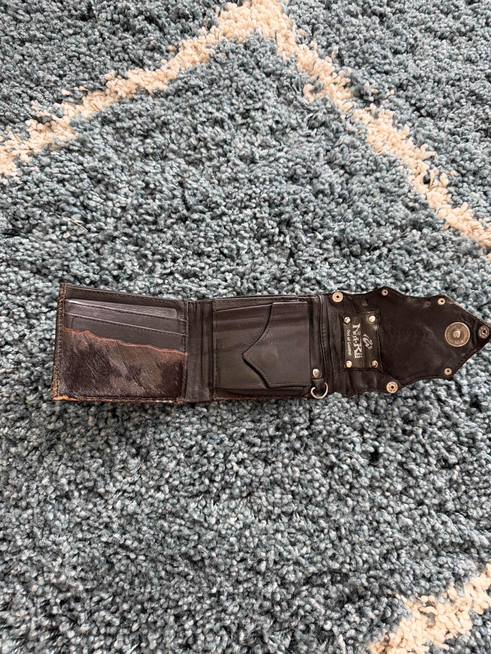 KMRII PONY HAIR & SNAKESKIN OG WALLET
