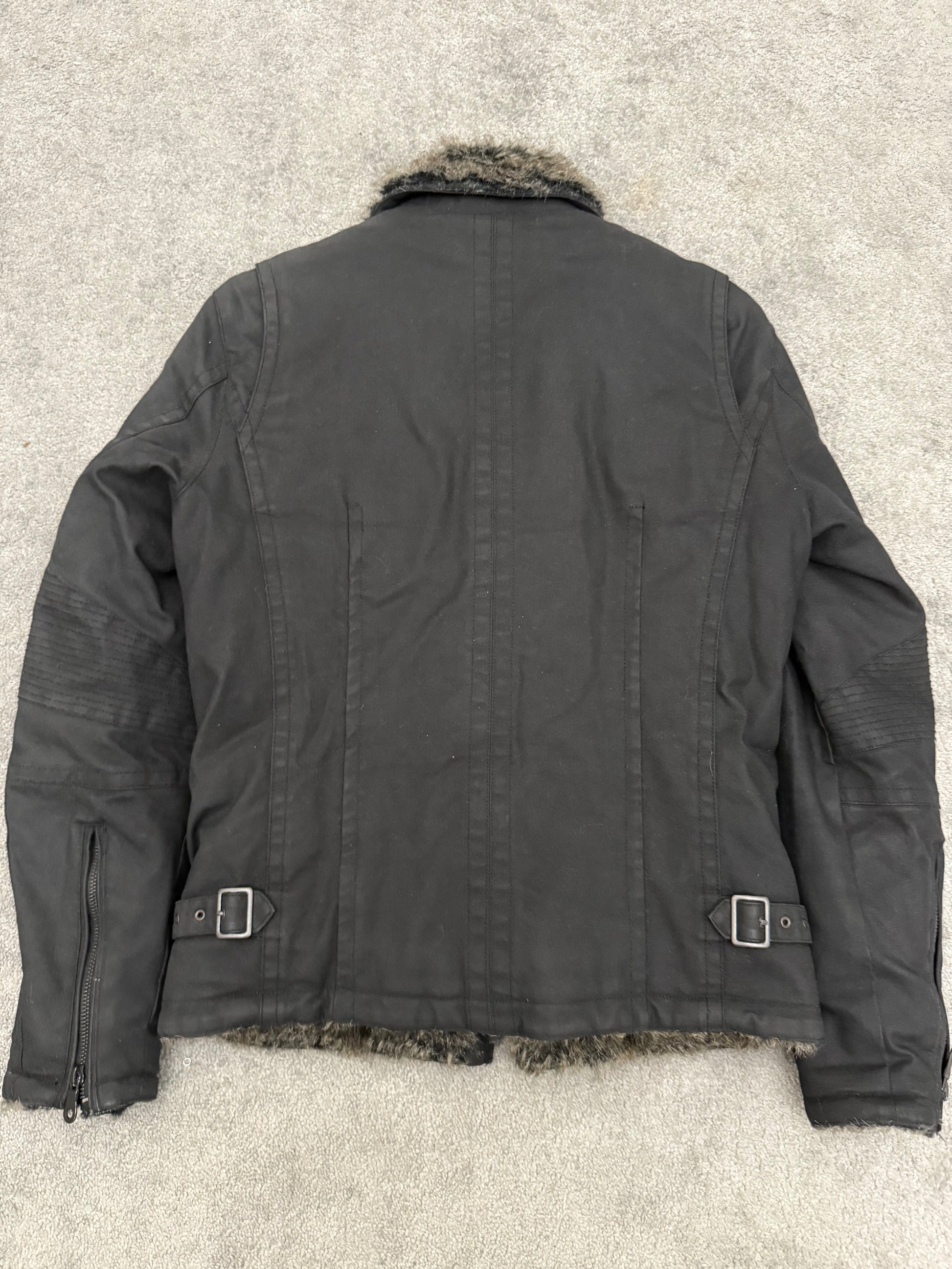 Schlussel Rabbit fur madness puffer jacket