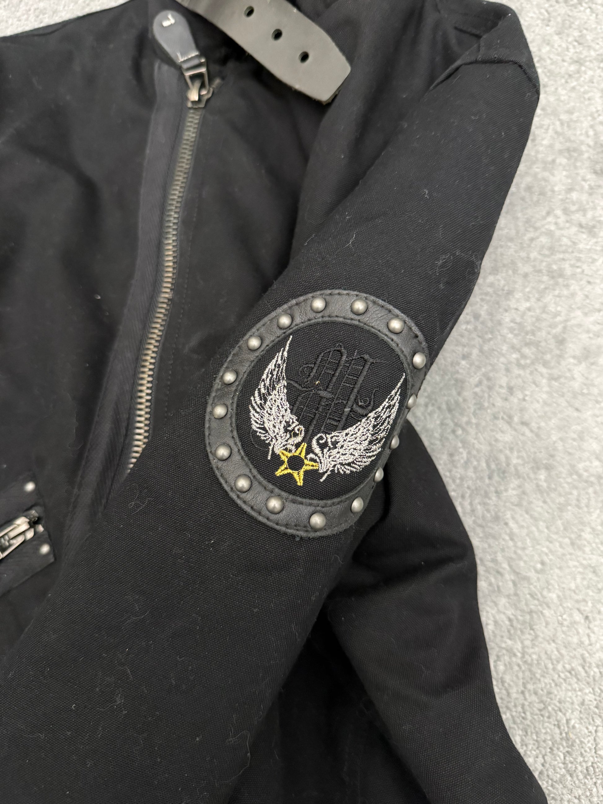 Midas 00“s Asymmetrical Flight Bomber fur jacket