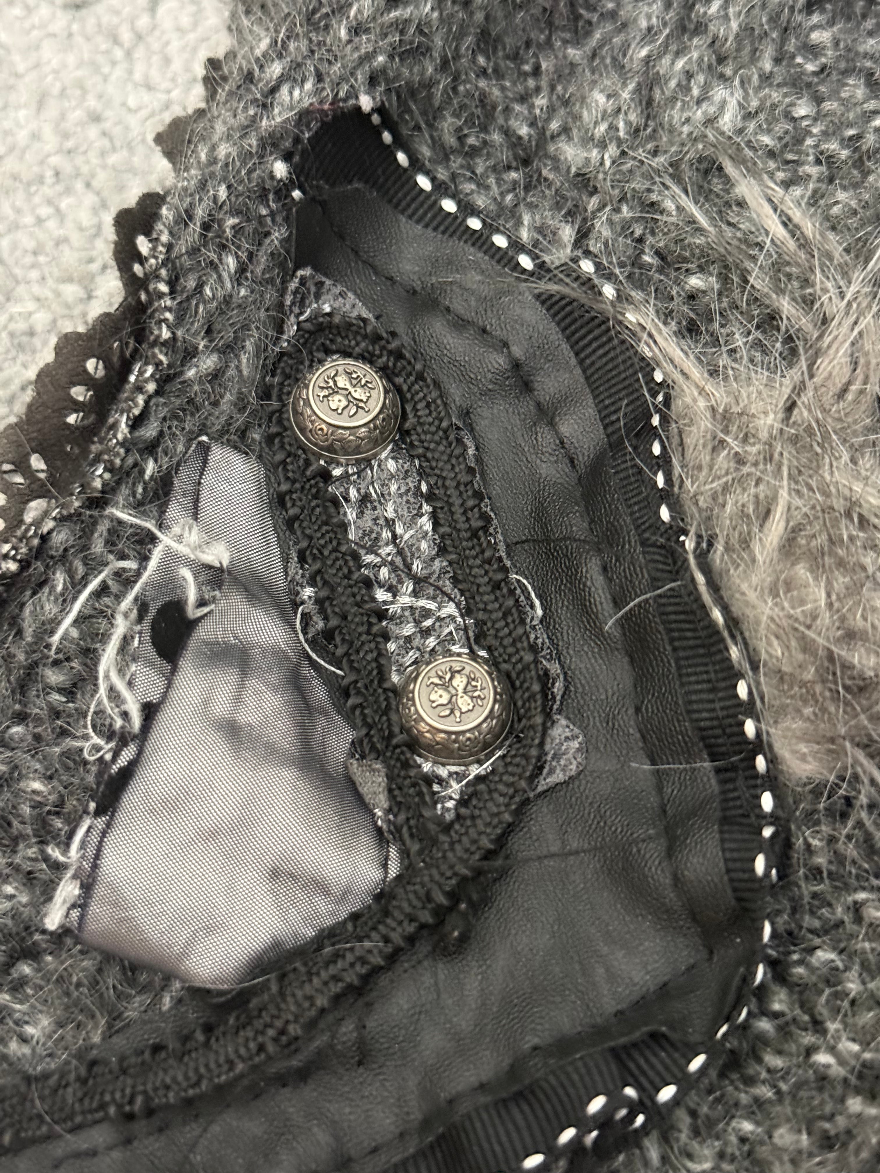 Juju studded fur vest
