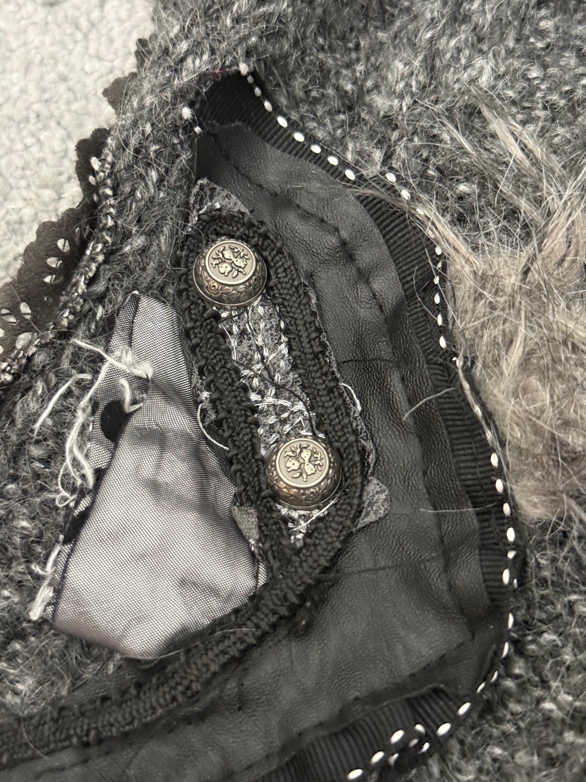 Juju studded fur vest