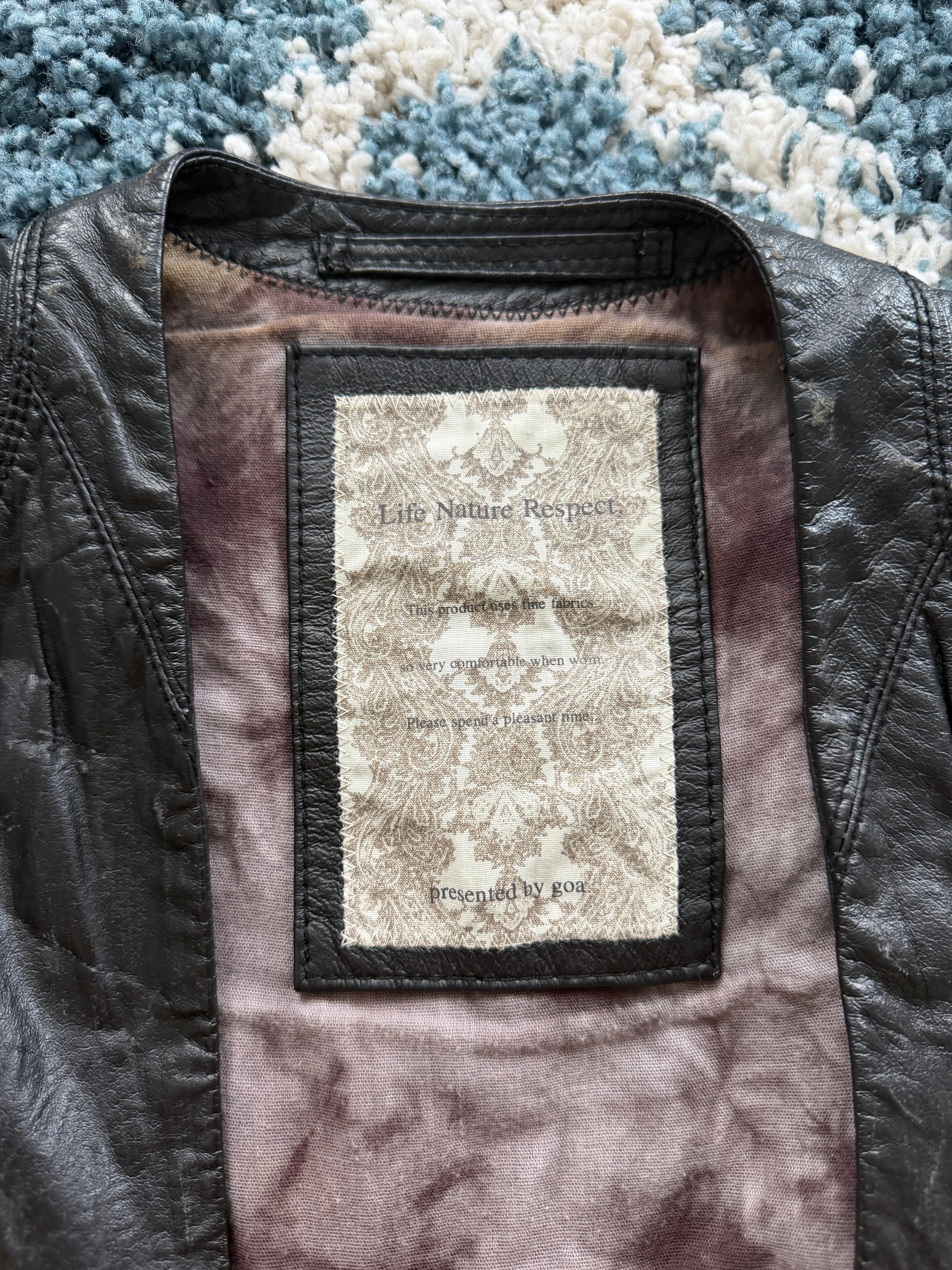 G.O.A Leather Buffalo Coin Vest