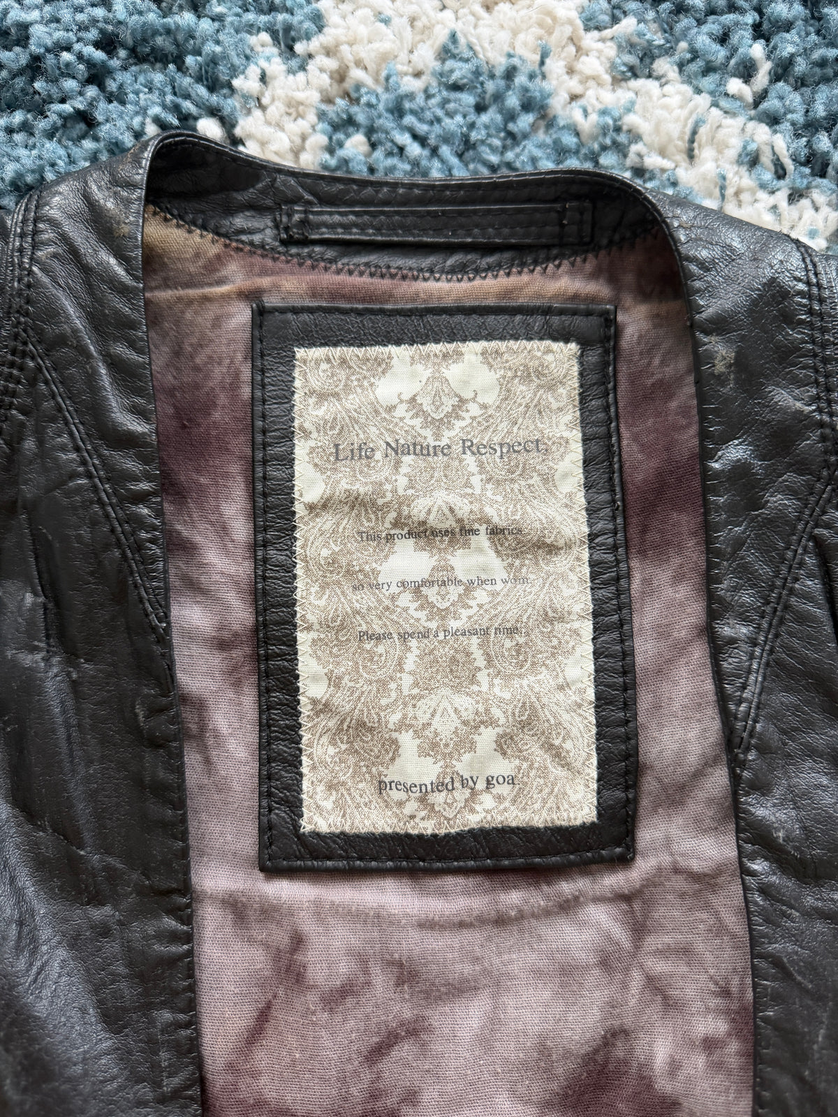 G.O.A Leather Buffalo Coin Vest