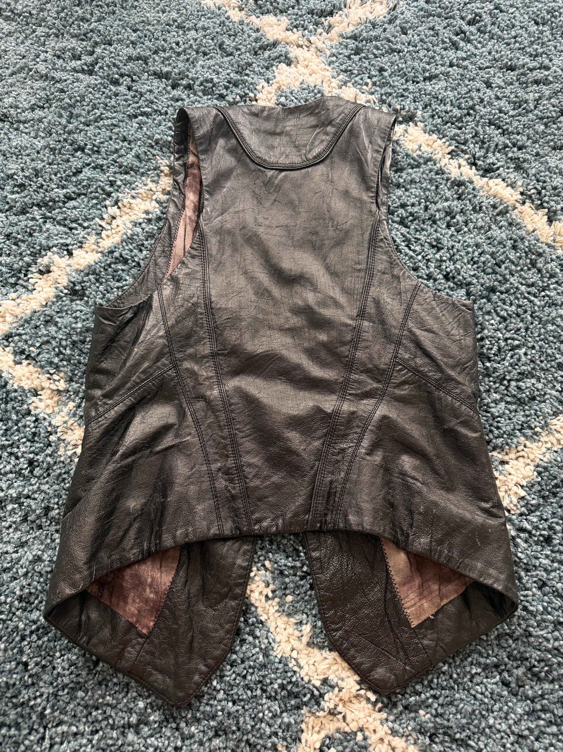 G.O.A Leather Buffalo Coin Vest