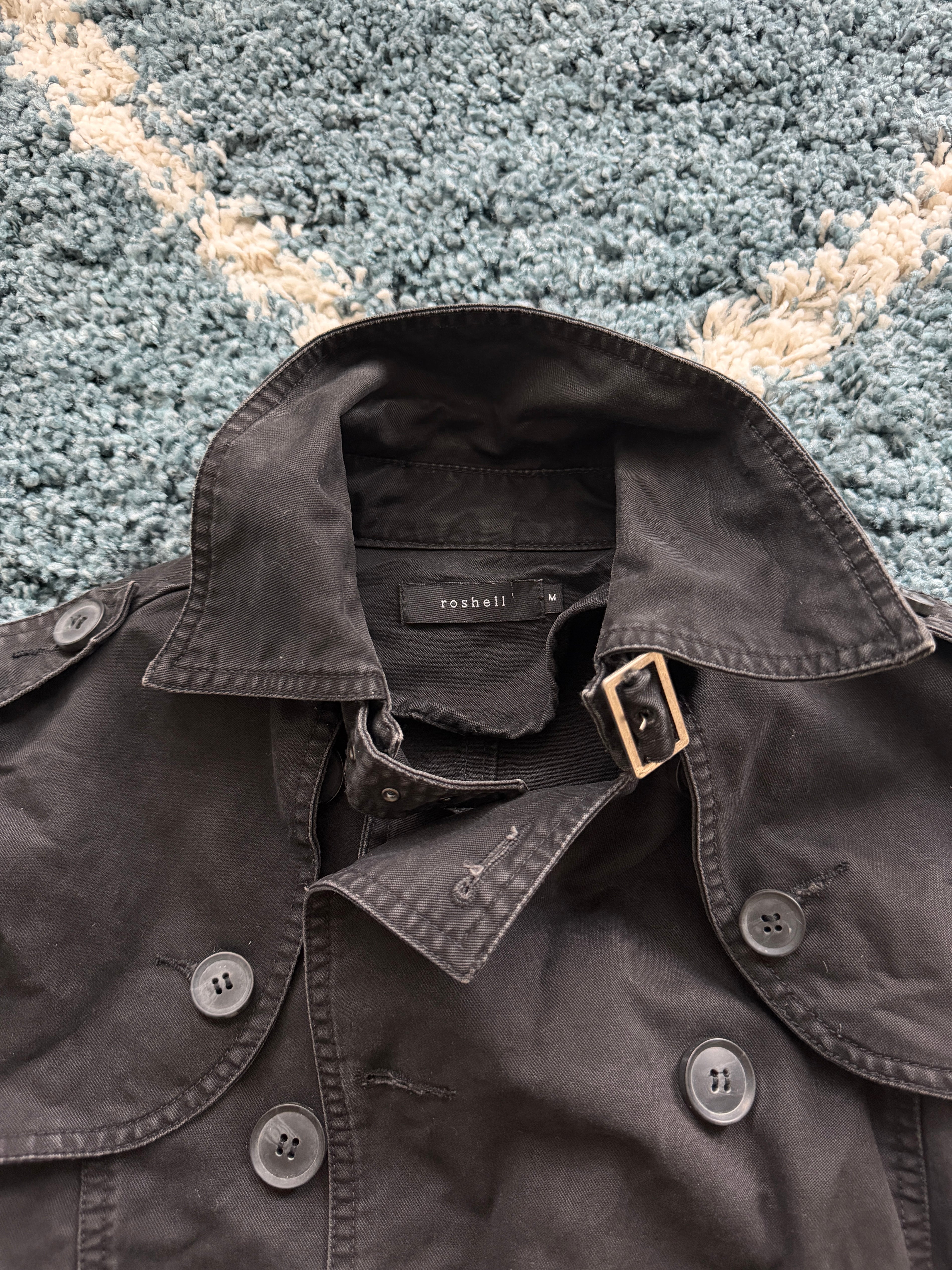 Roshell Military Flap Belt Coat