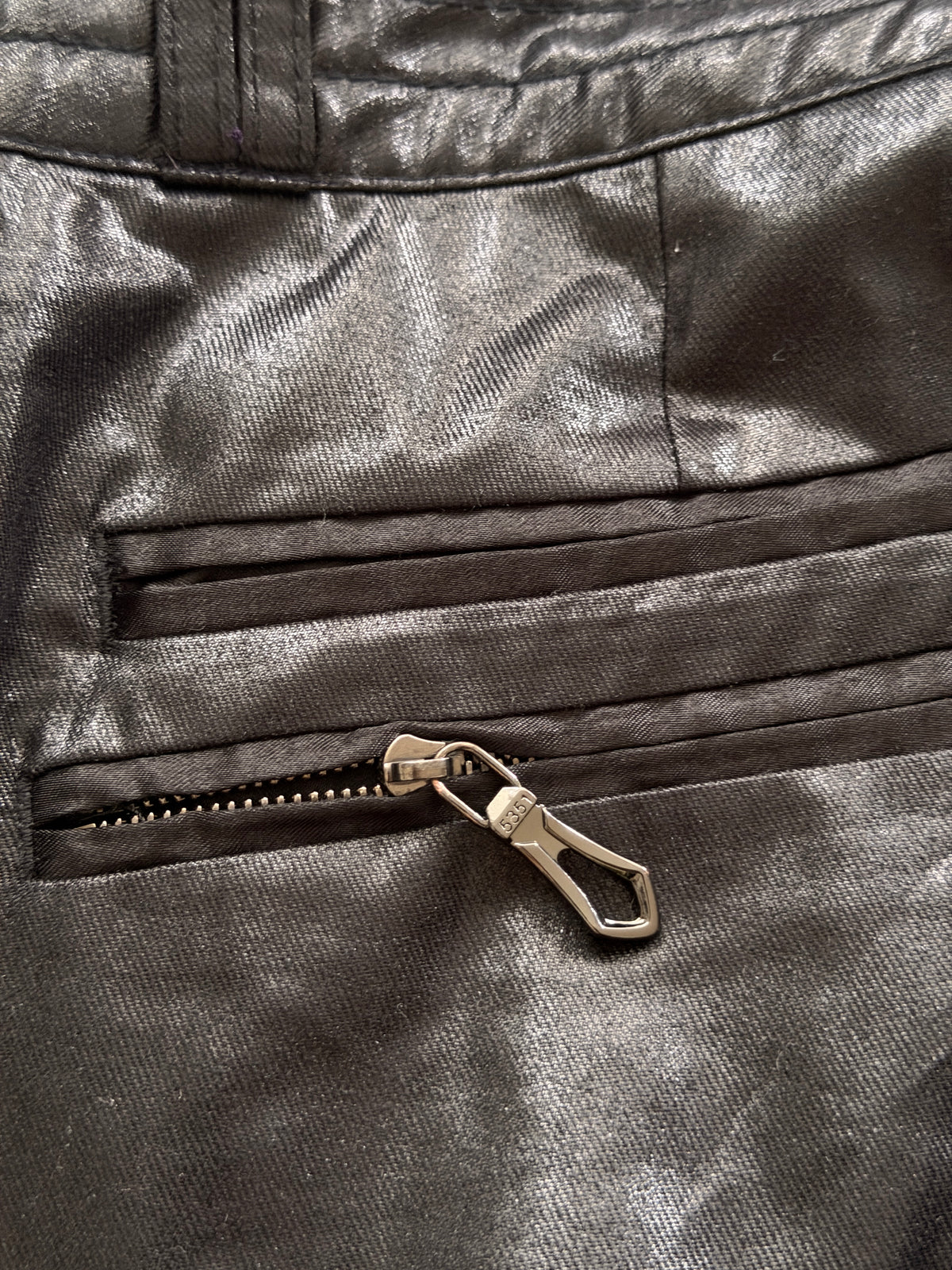 5351 Pour Les Hommes Waxed Slacks