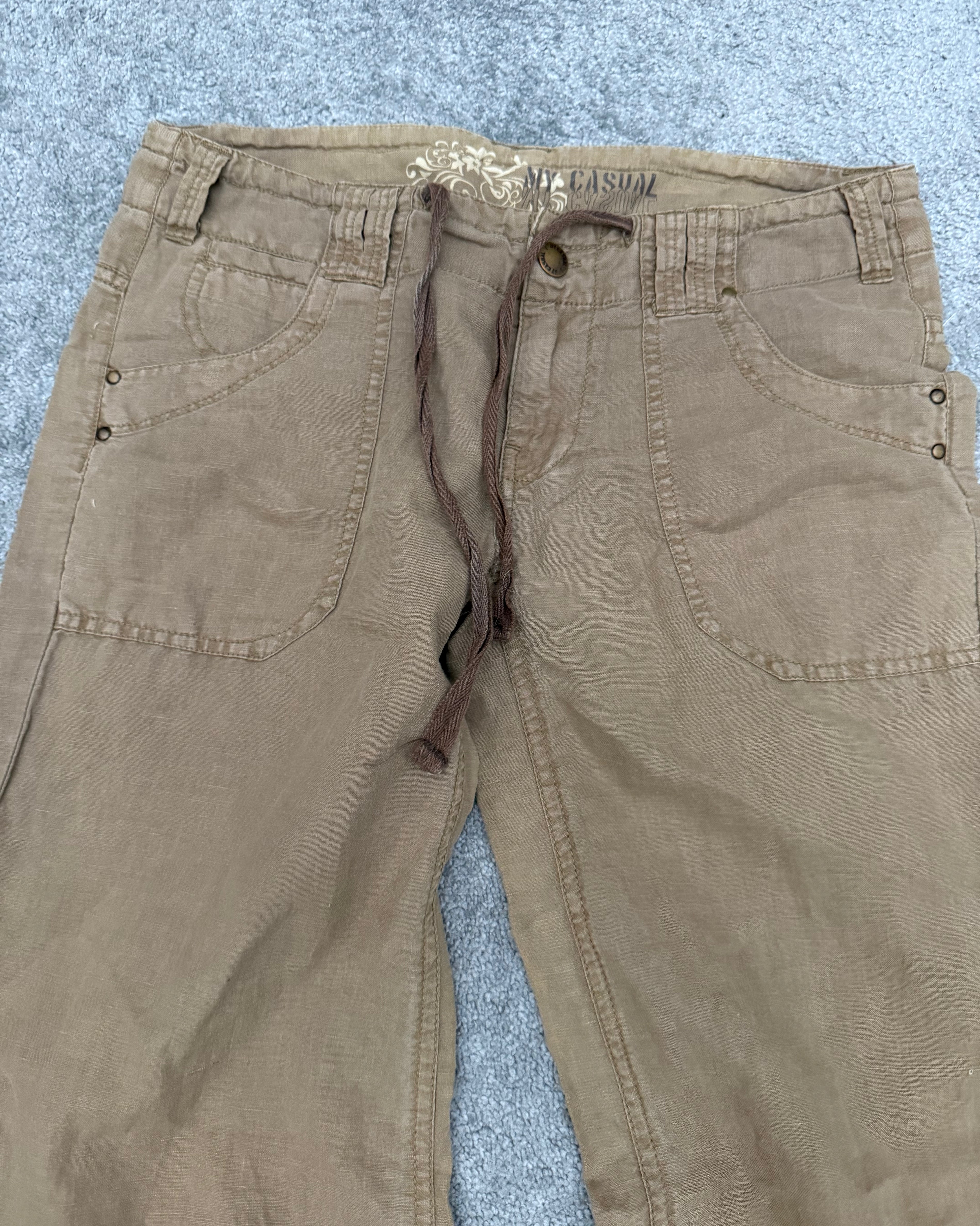 Casual laced linien flared pants