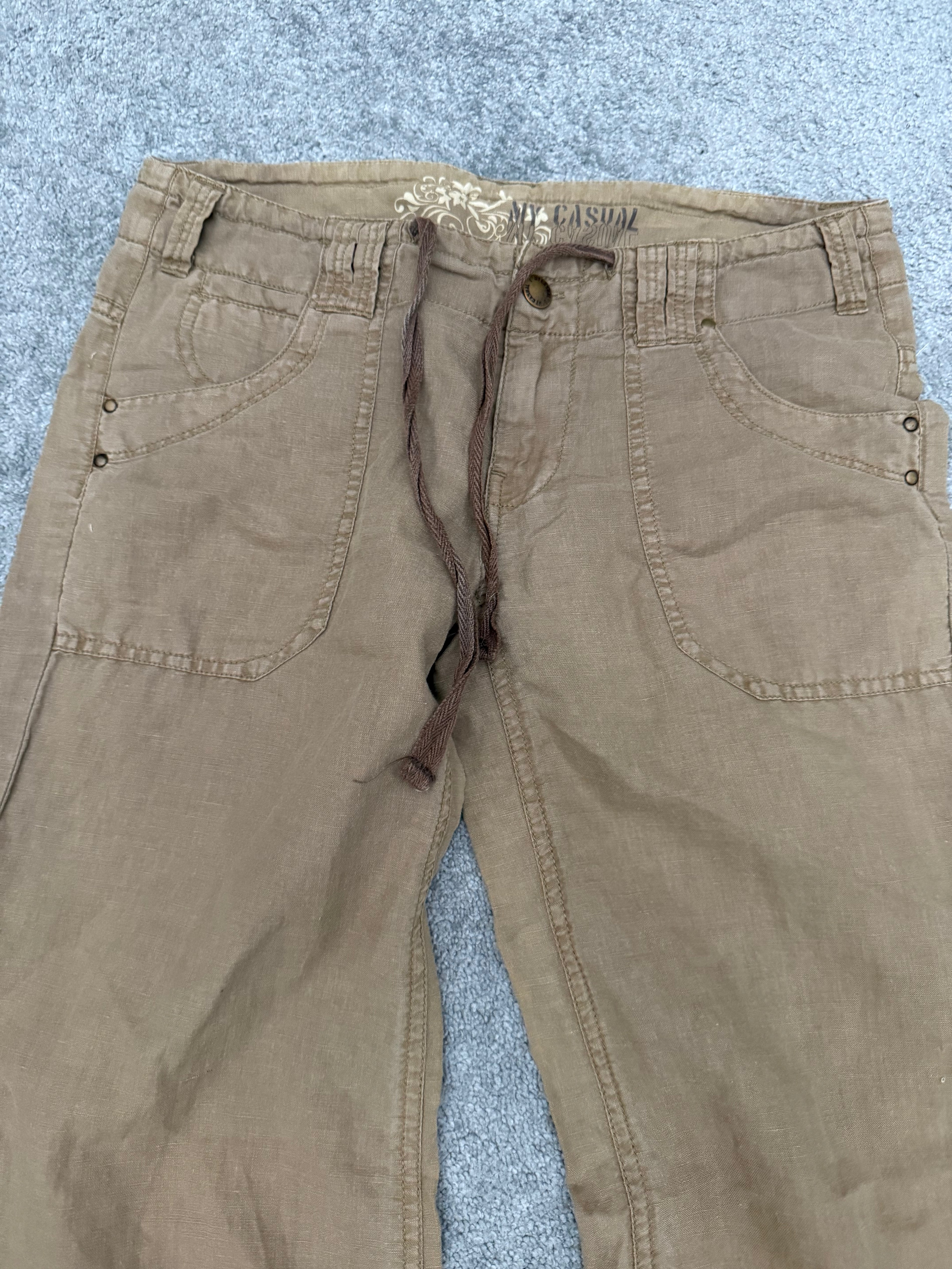 Casual laced linien flared pants