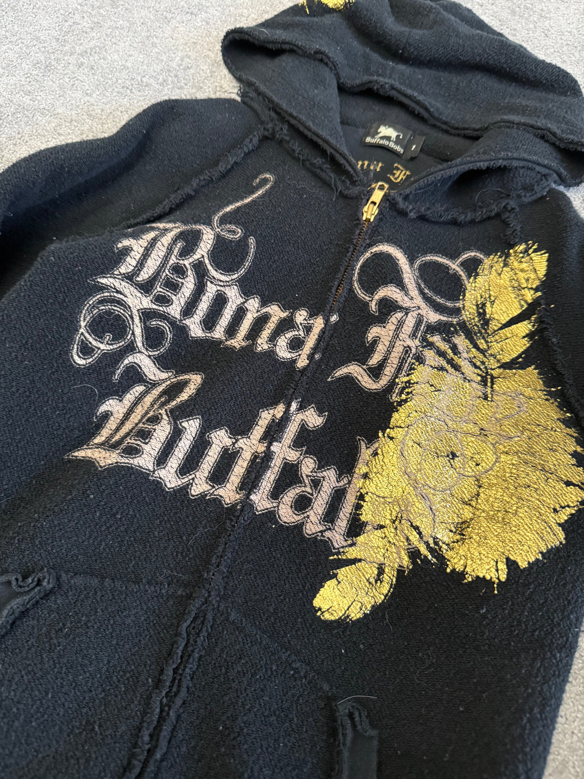 Buffalo Bobs golden plated feather ribbed cotton jacket