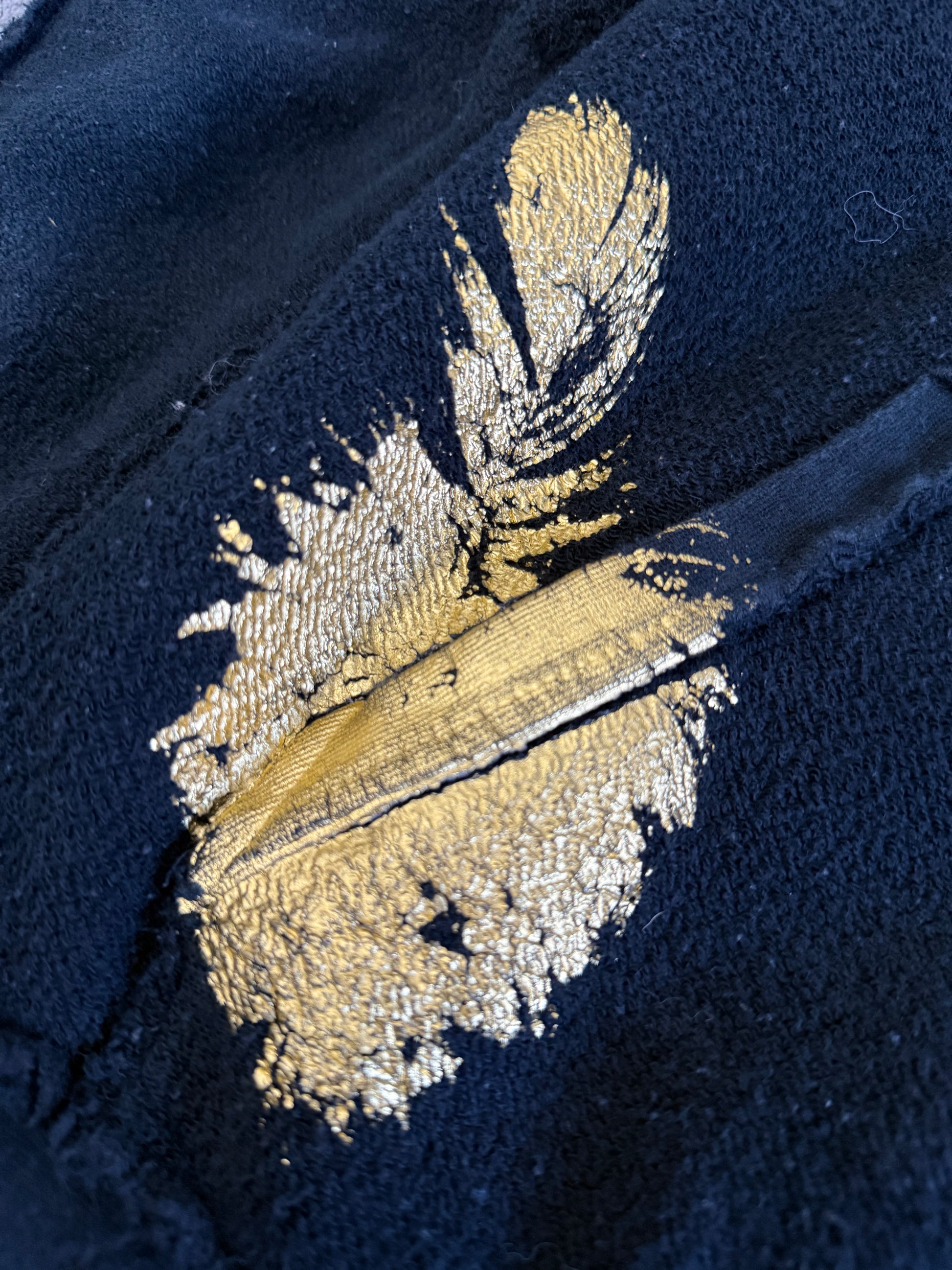 Buffalo Bobs golden plated feather ribbed cotton jacket