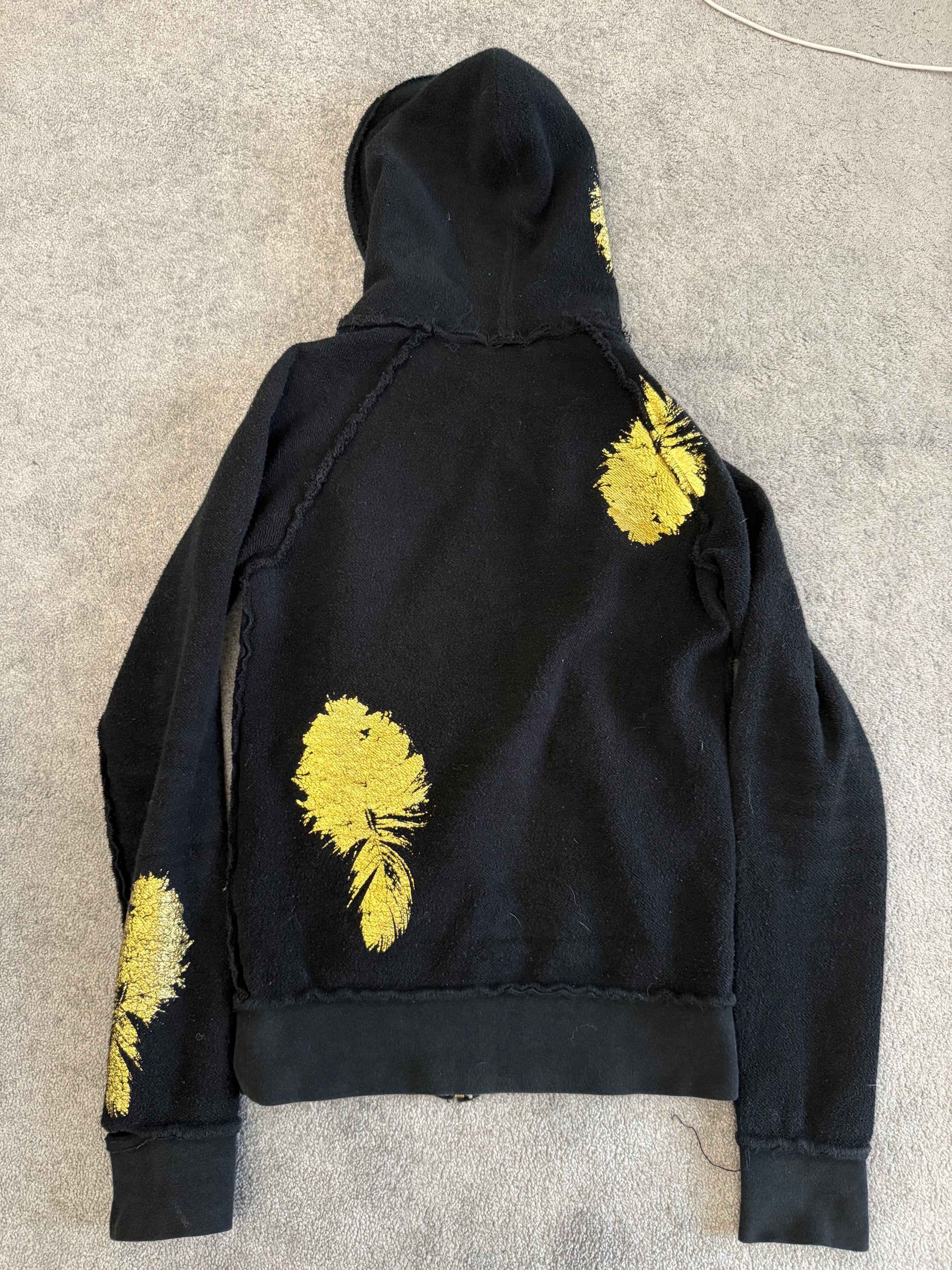 Buffalo Bobs golden plated feather ribbed cotton jacket