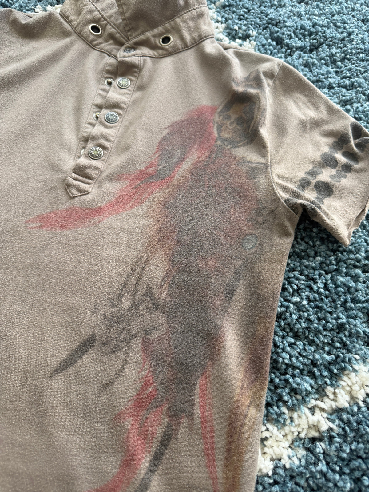 In The Attic ‘Forgotten Memories’ Tribal Polo Shirt