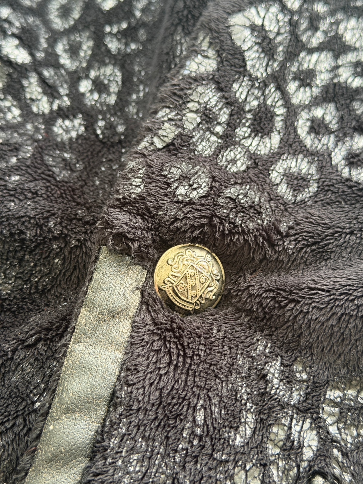 Buffalo Bobs Leopard Waxed Micro Fur Blazer