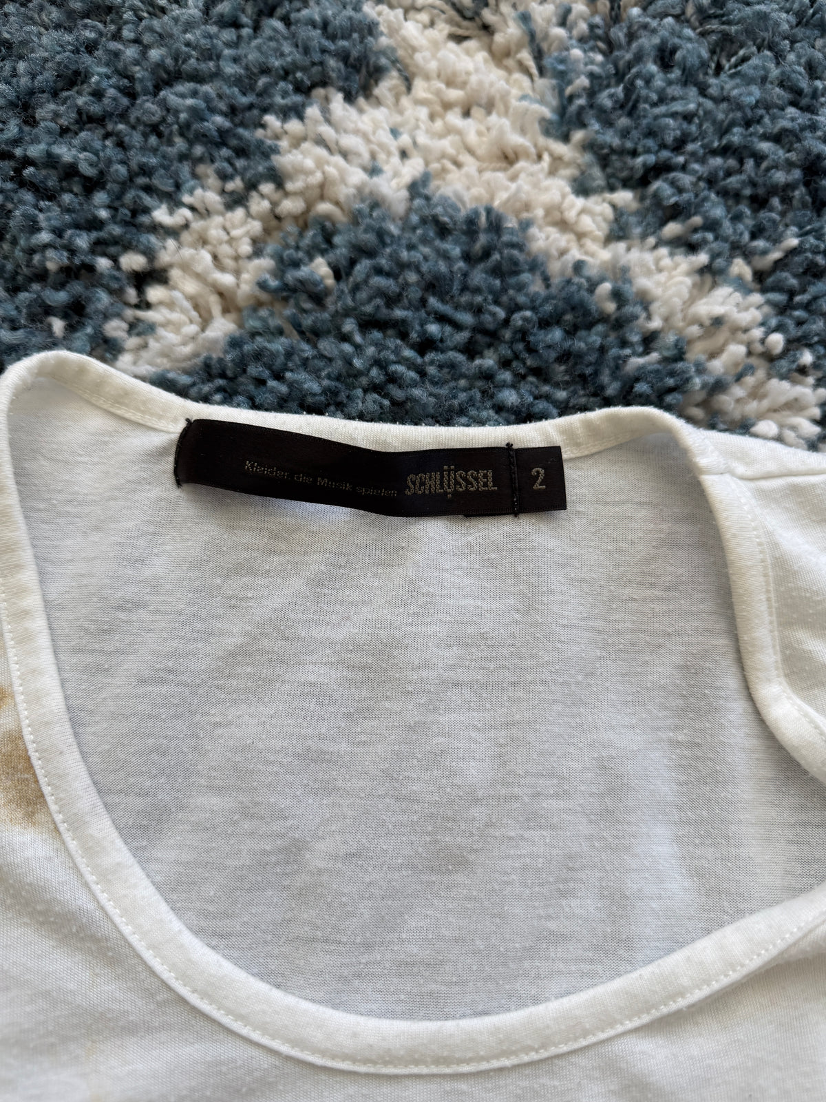 Schlussel Rust Detailed Tribe Shirt