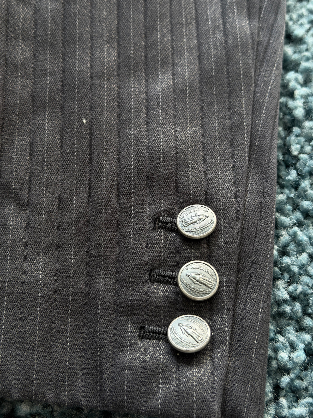 Schlussel Detailed Button Blazer