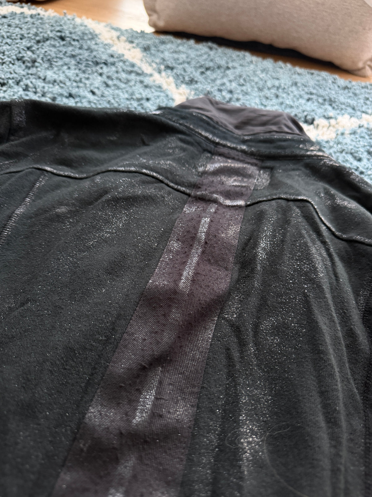 L.G.B. Waxed Glitter Rider Jacket