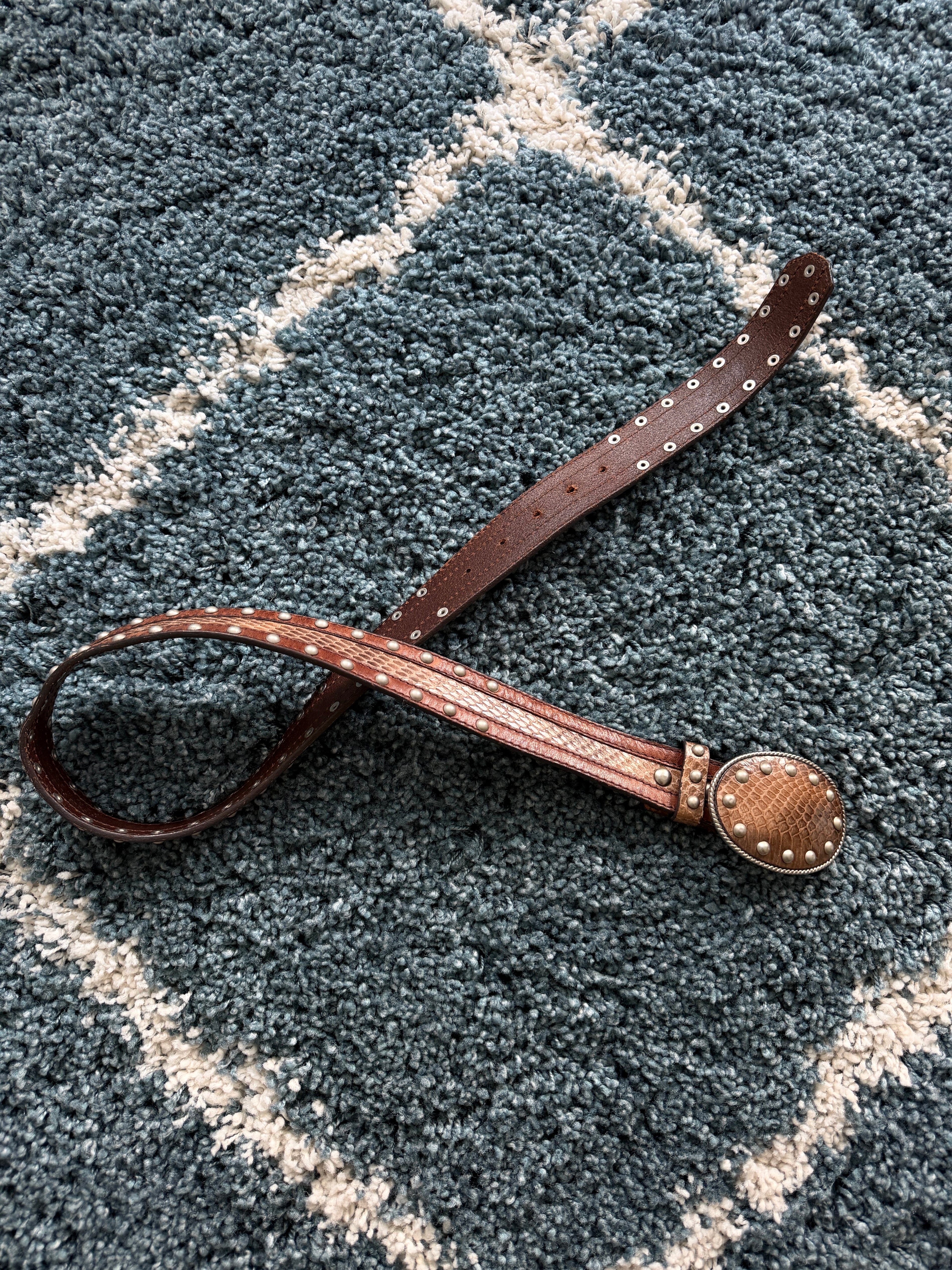 Nicole Club Snakeskin Belt