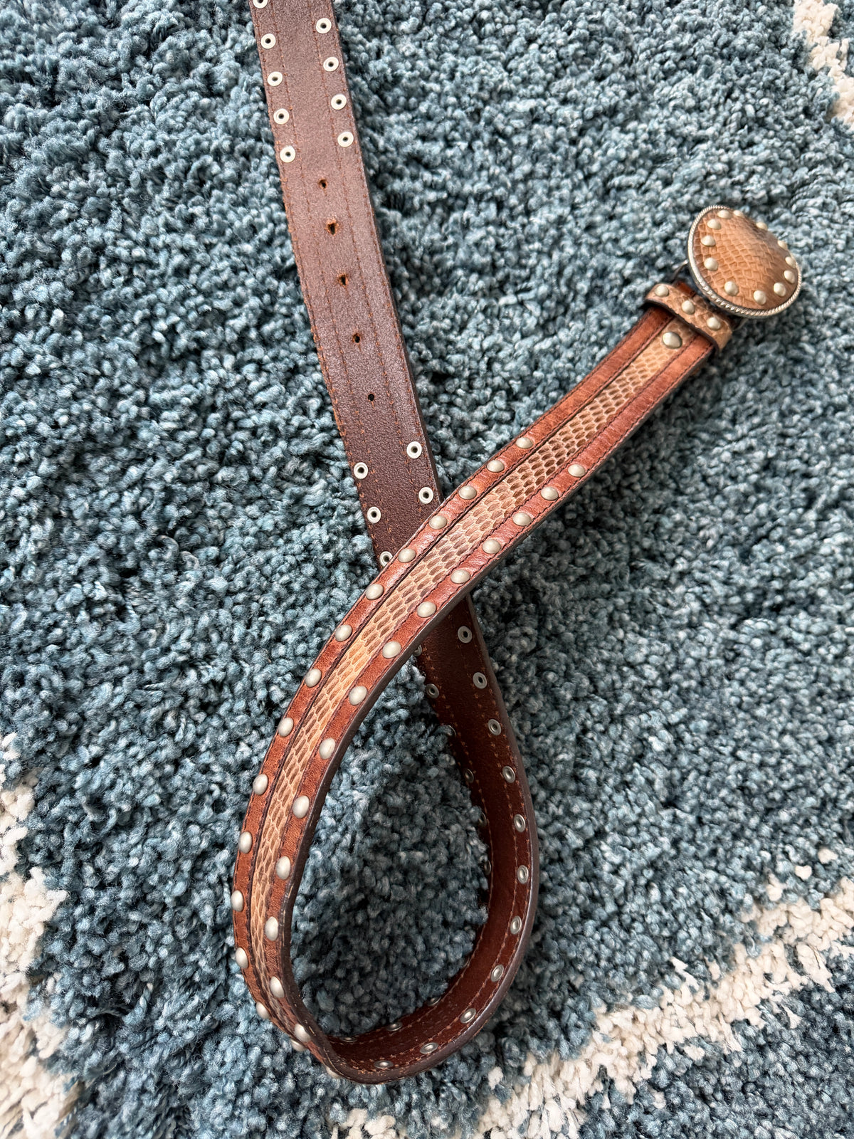 Nicole Club Snakeskin Belt