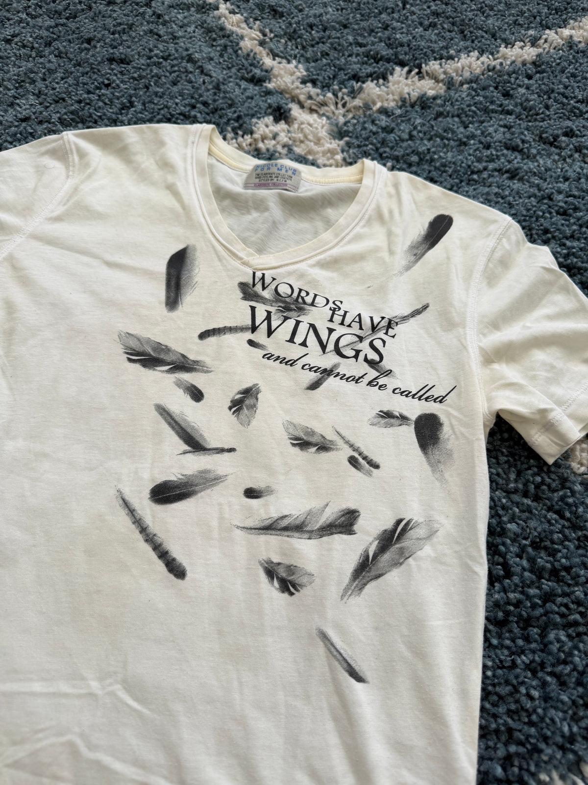 Nicole Club Feather Poem Shirt