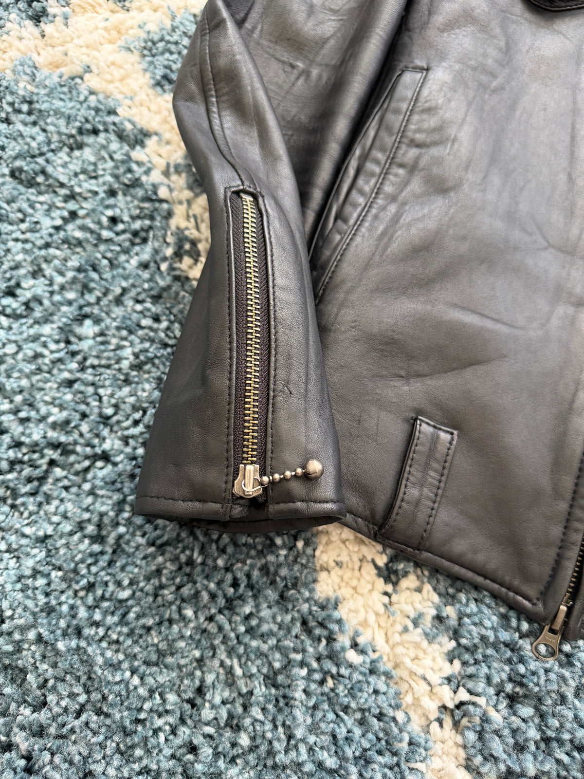 Glamb 3D Pocket Leather Jacket