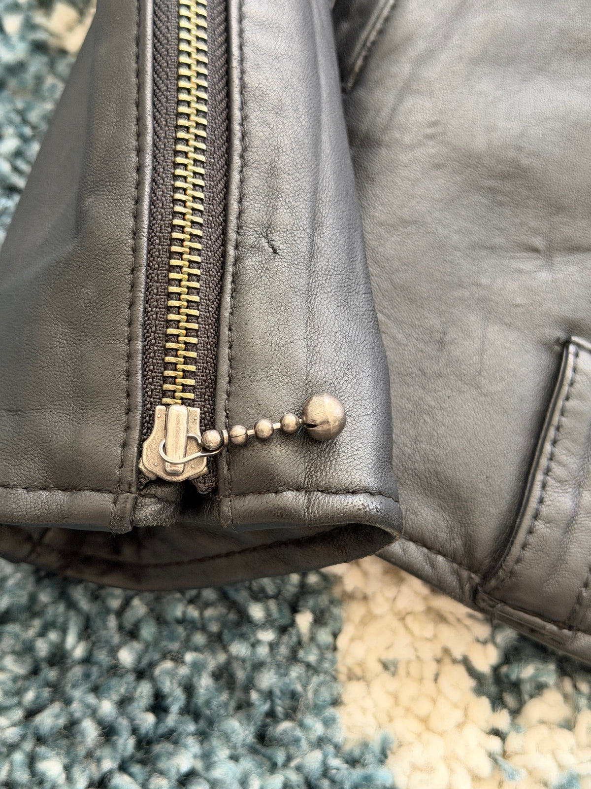 Glamb 3D Pocket Leather Jacket