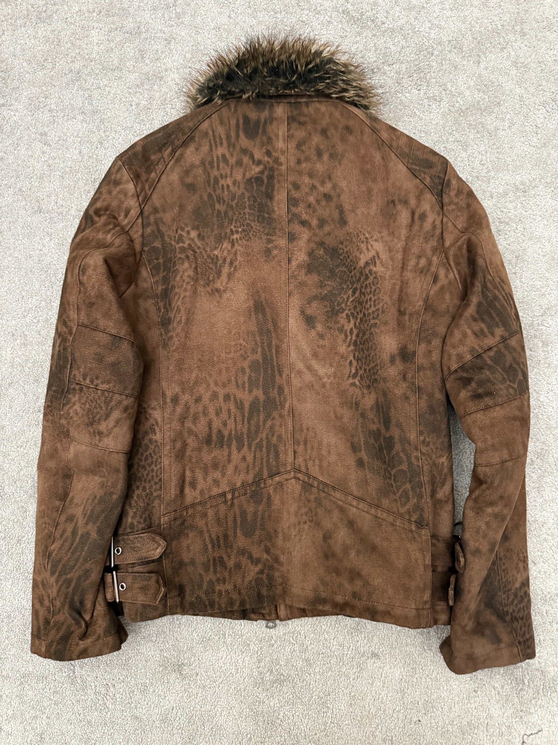 Tornado Mart 00‘s Leopard infusion fur jacket