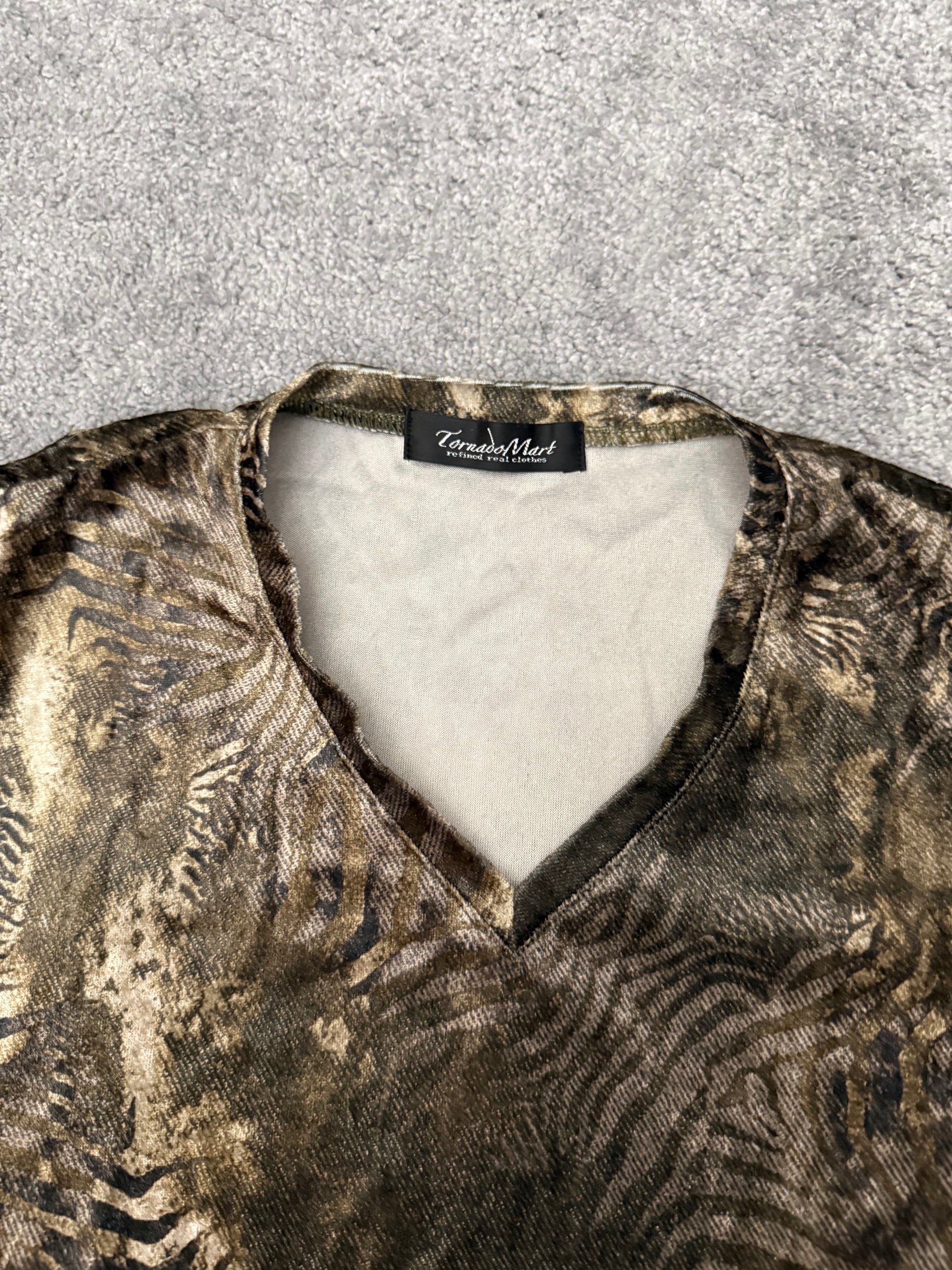 Tornado Mart Velour Zebra Longsleeve
