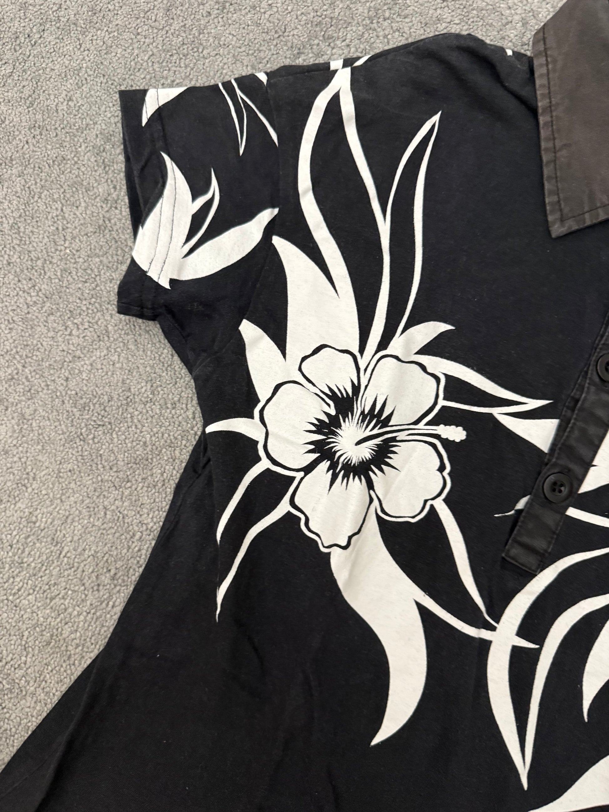 Tornado Mart Flower Tribal Polo Shirt