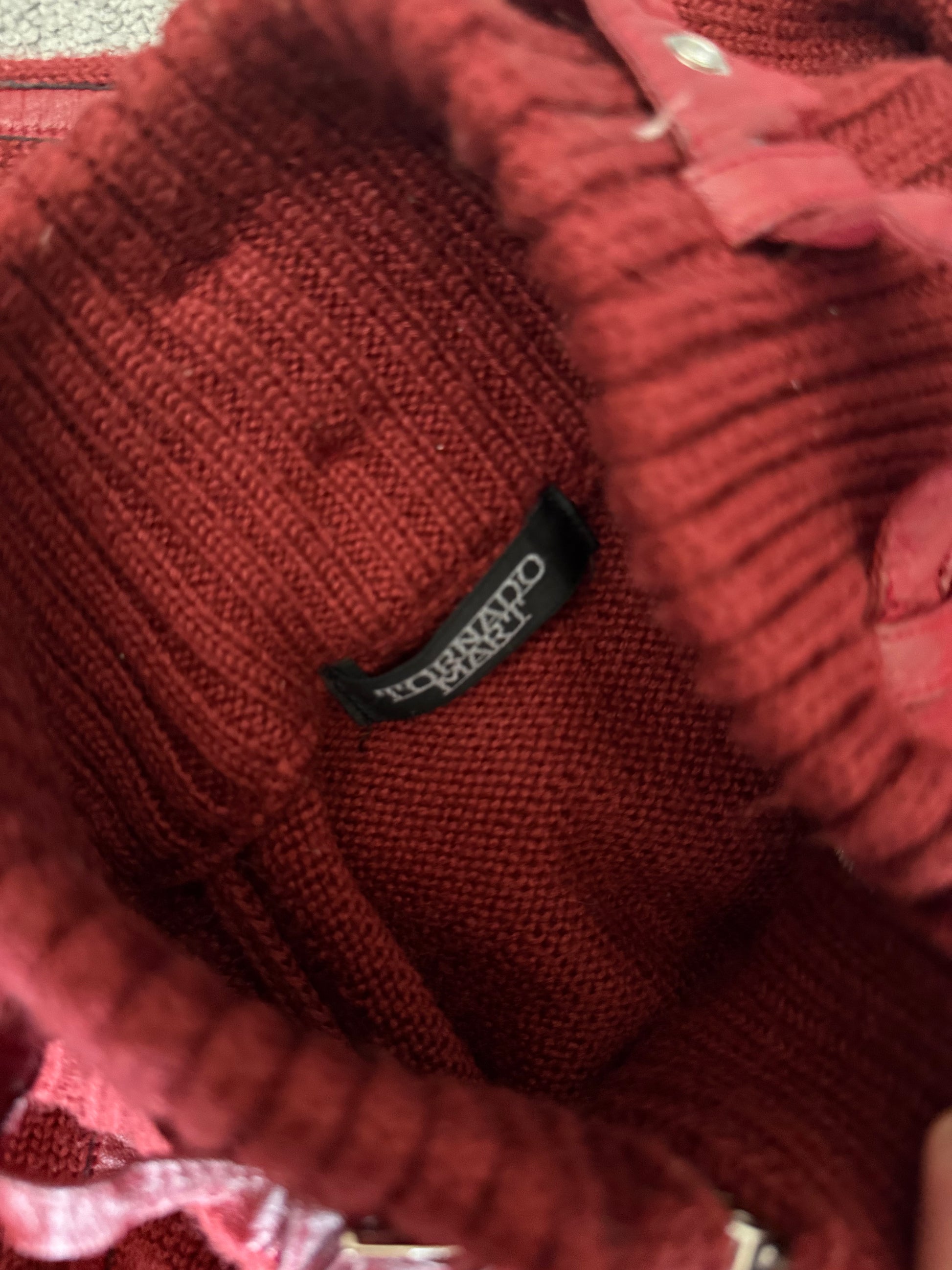 Tornado Mart Double ZIP Directors Cut Knit Jacket