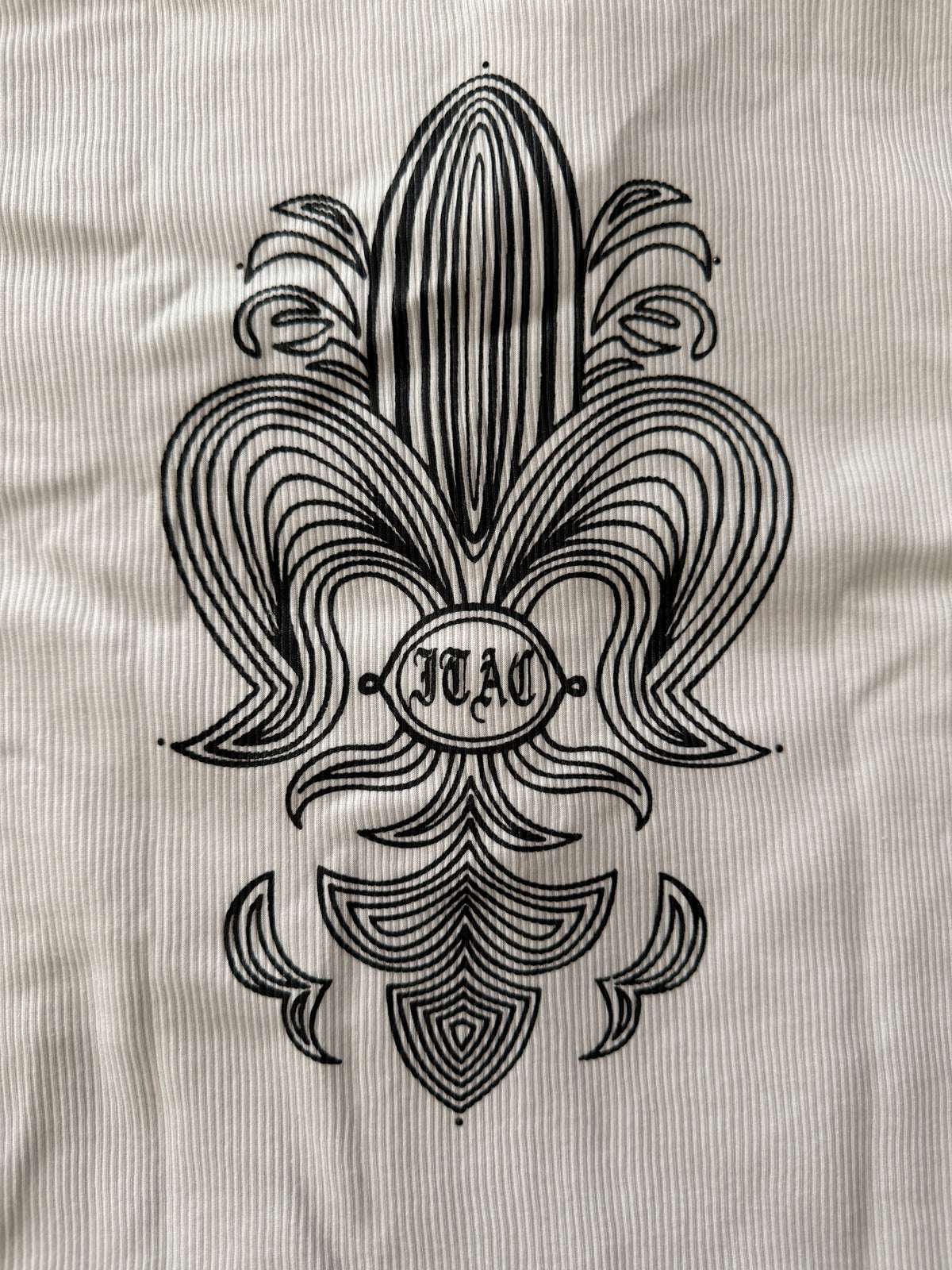 In The Attic Fleur Thermal Polo Shirt