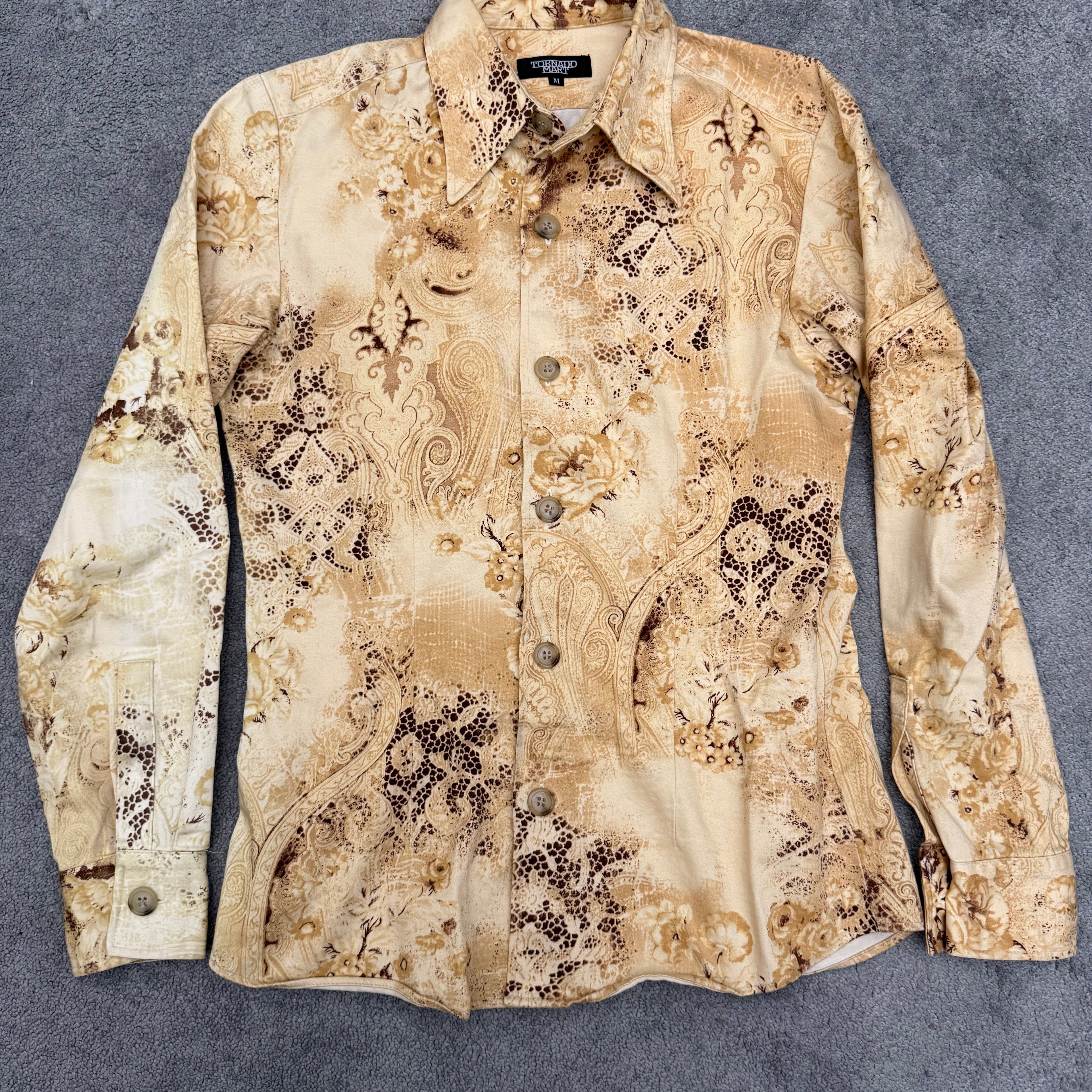 Tornado Mart Paisley Button Up