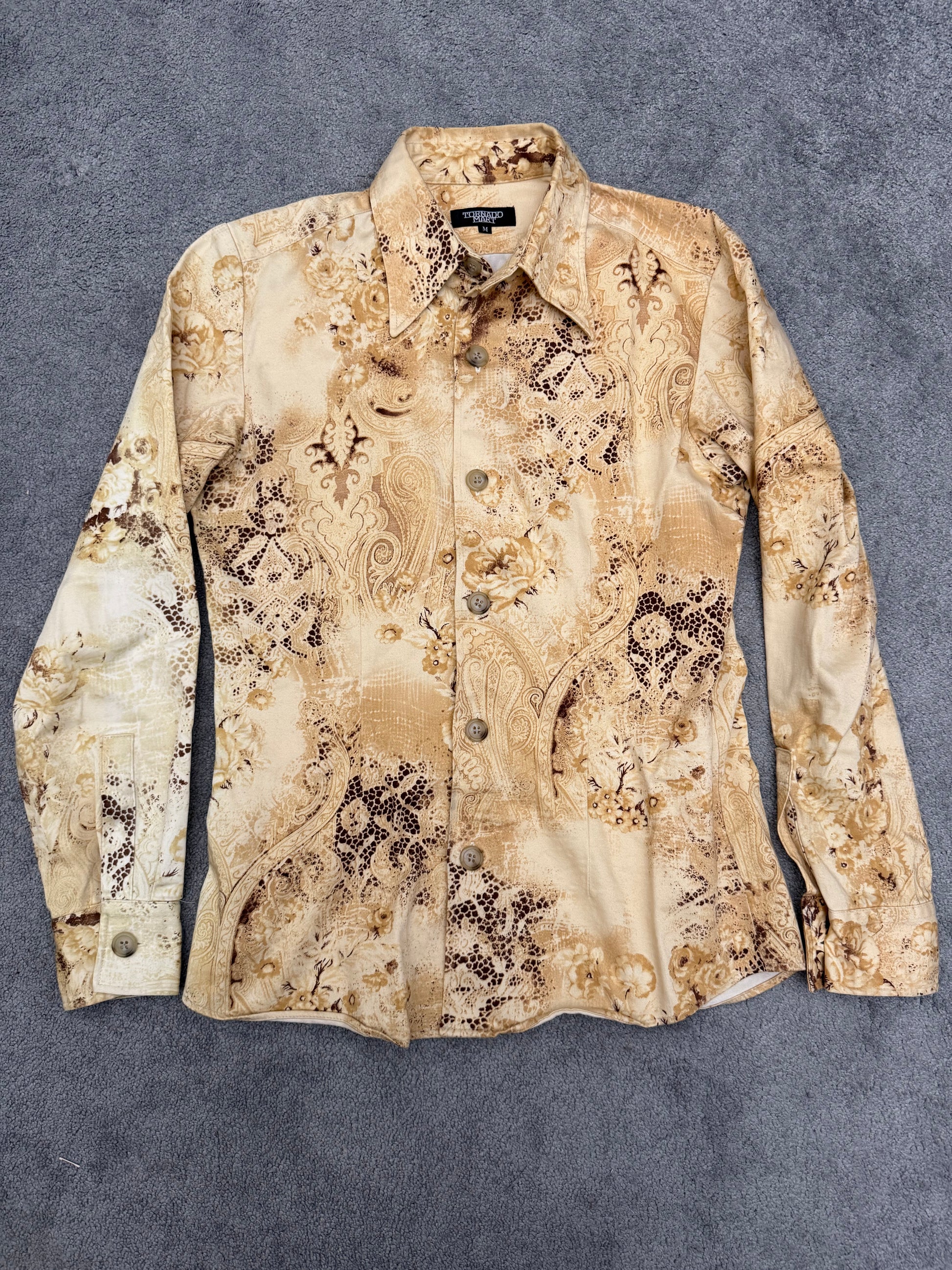 Tornado Mart Paisley Button Up
