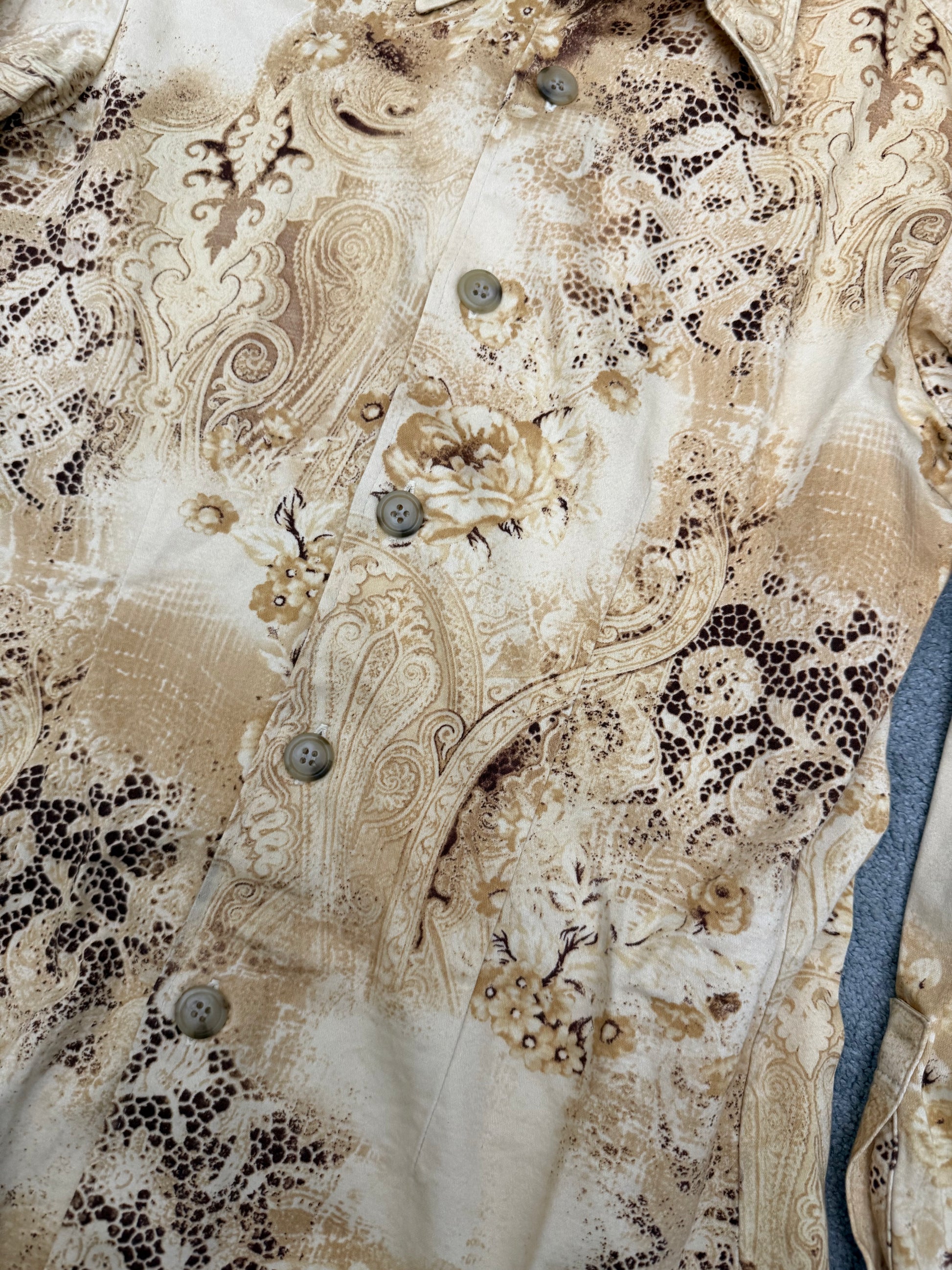 Tornado Mart Paisley Button Up