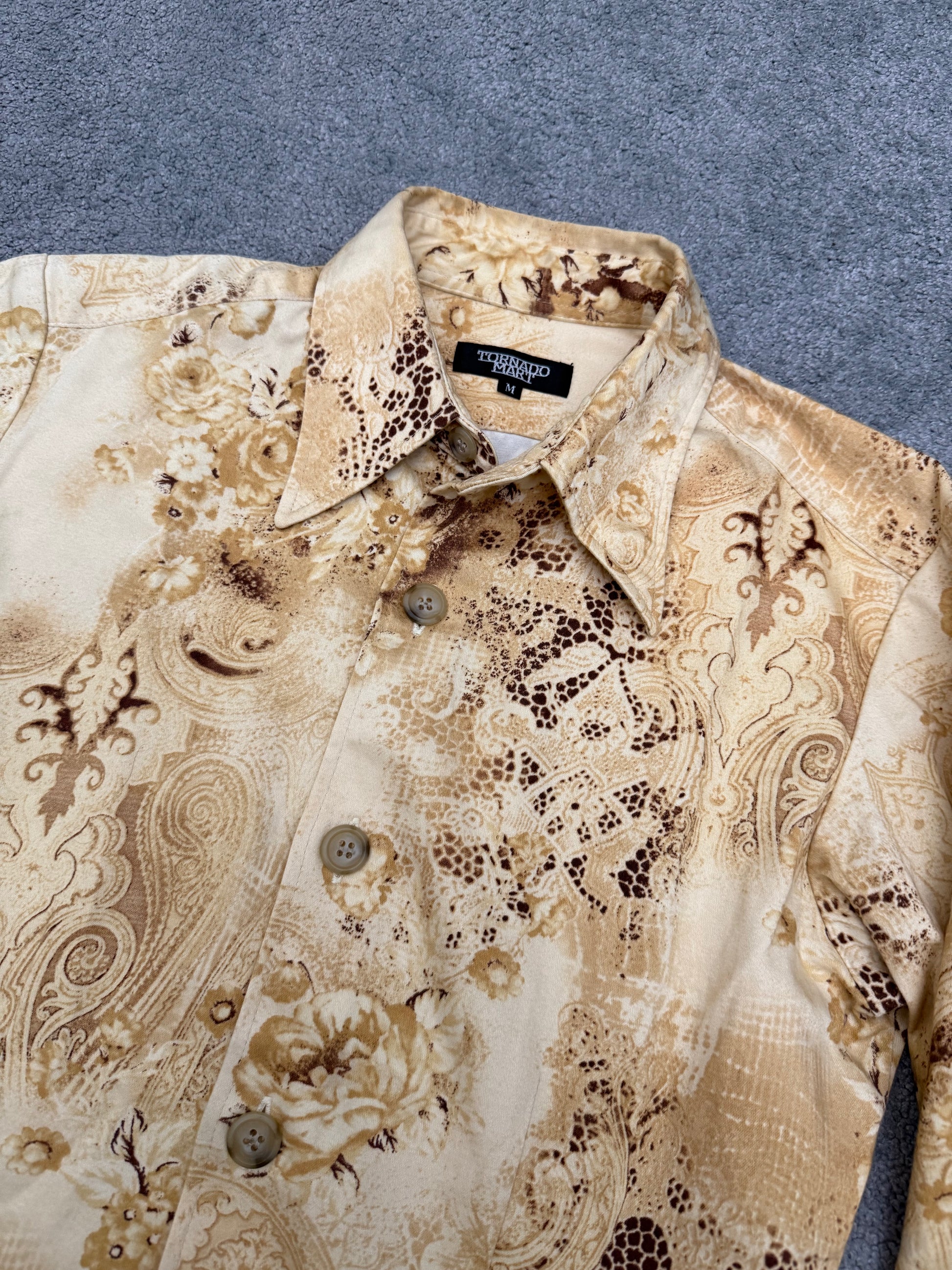 Tornado Mart Paisley Button Up