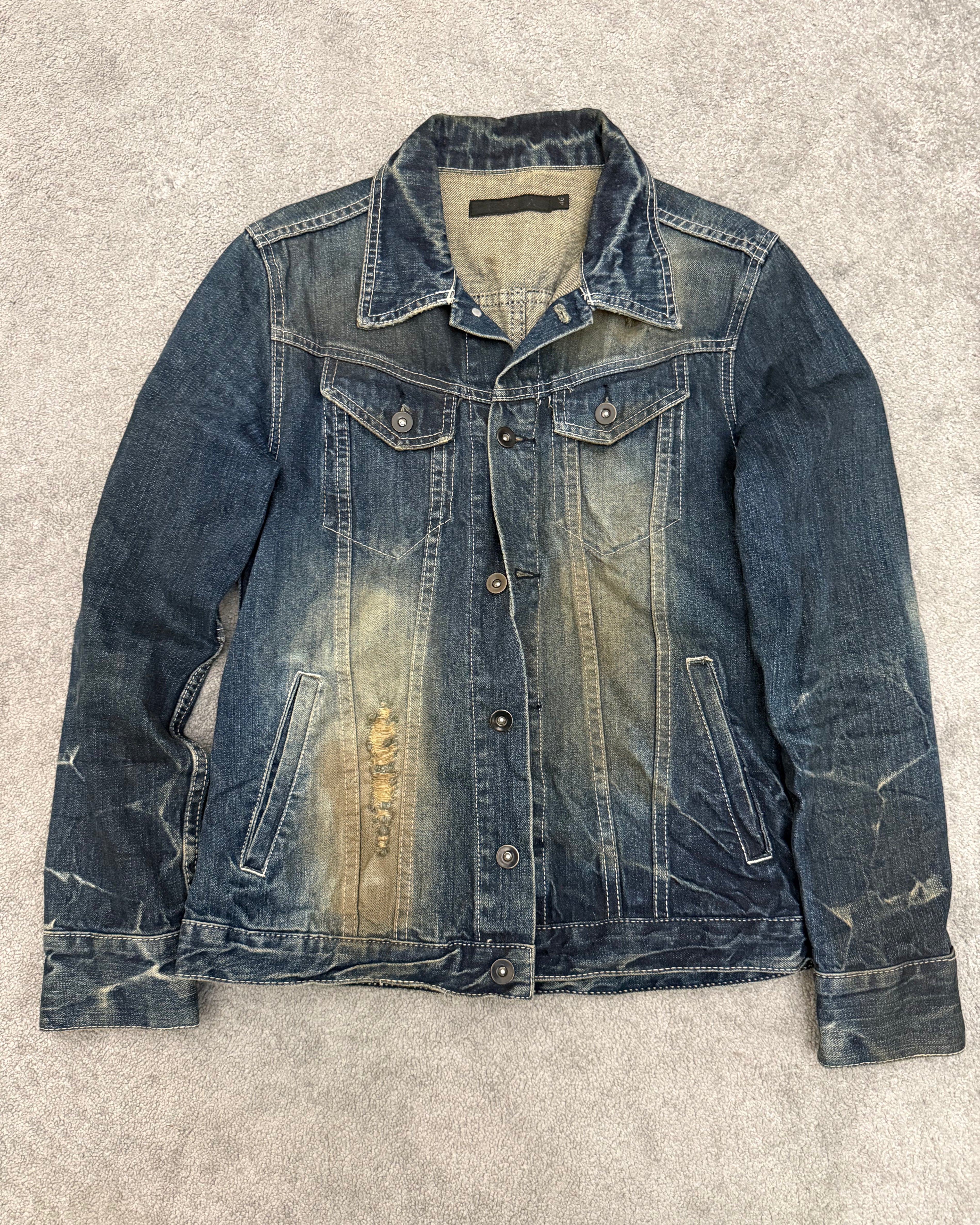 FUGA Micro Distressed Denim Jacket